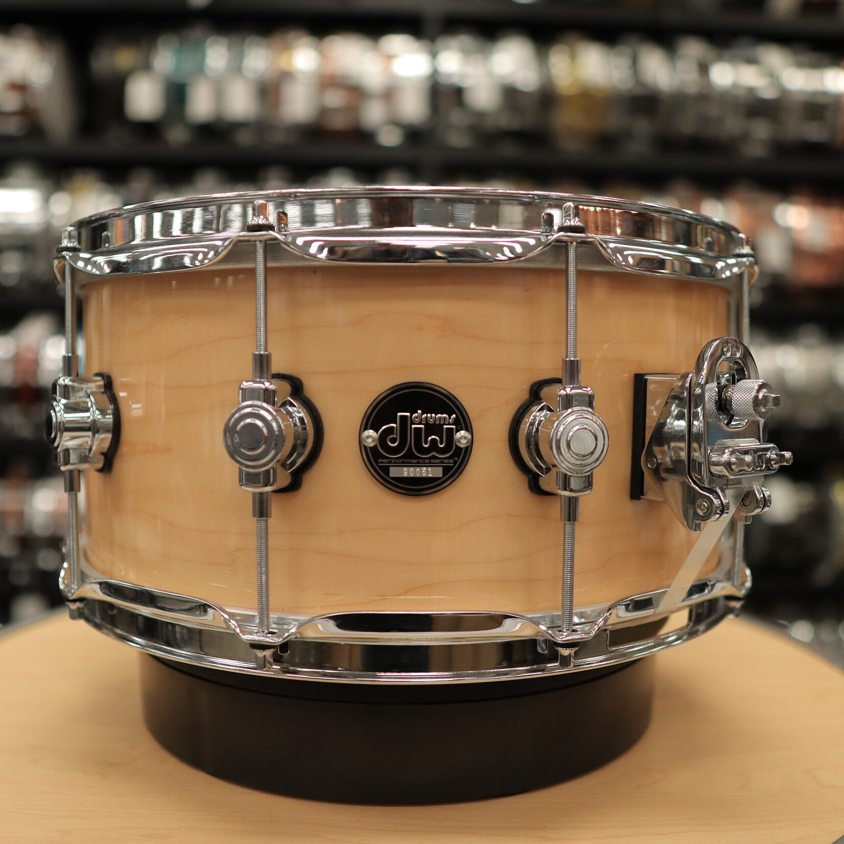 DW Pre-Owned DW Performance Series 6.5x14" Maple Snare Drum (Natural Lacquer)