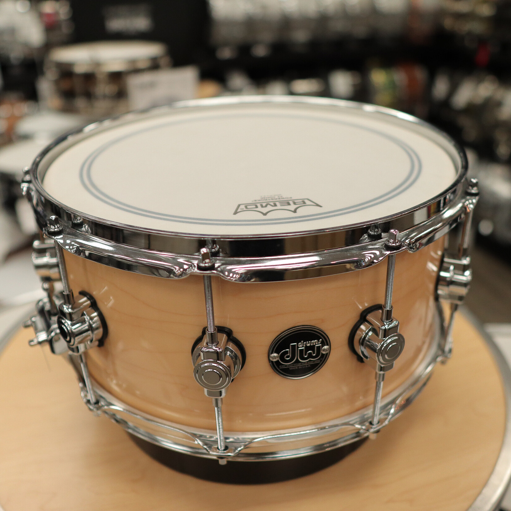 DW Pre-Owned DW Performance Series 6.5x14" Maple Snare Drum (Natural Lacquer)
