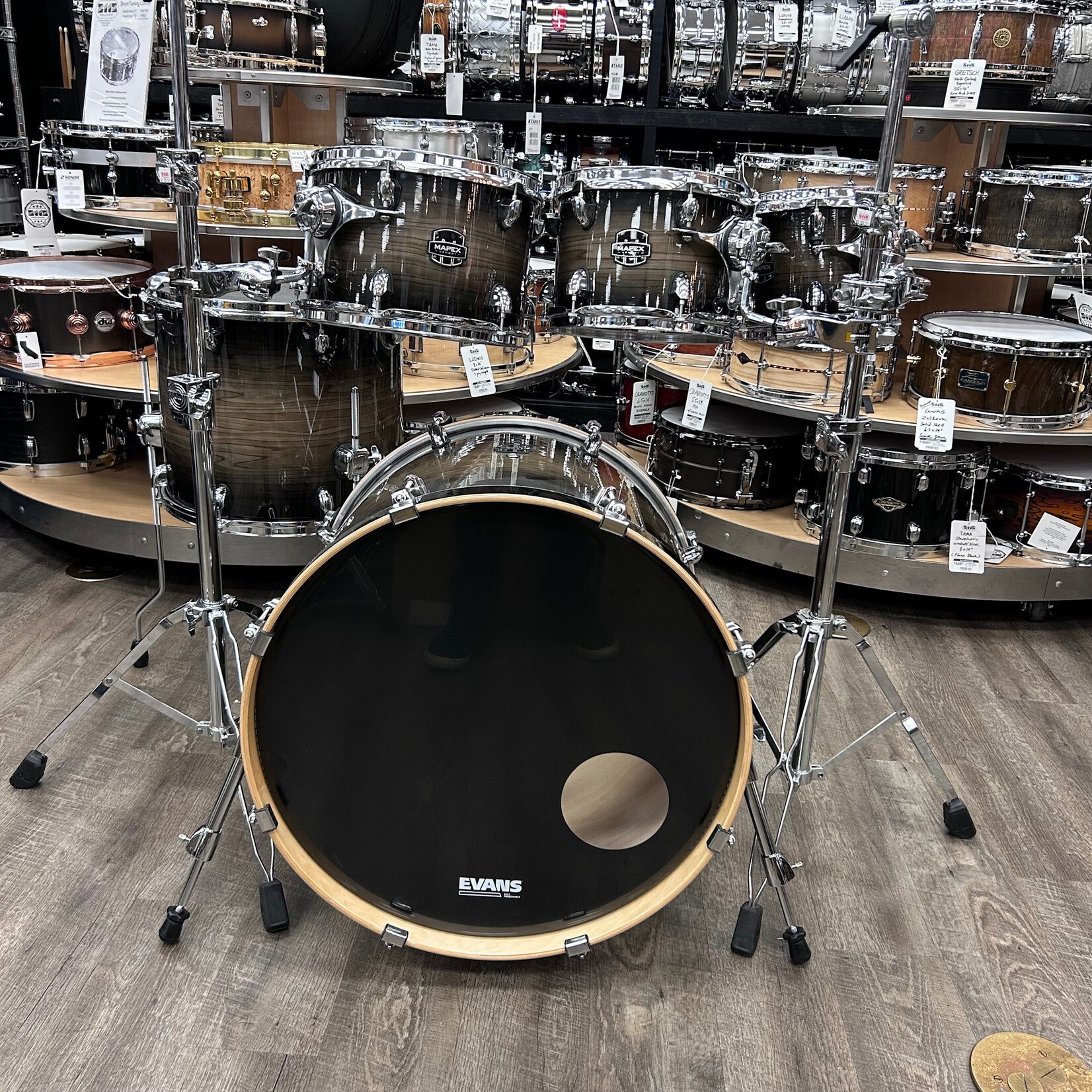 Mapex Pre-Owned Mapex Armory 5-Pc Studioease Fast Shell Pack 8 /10/12/16/22 (Black Dawn)