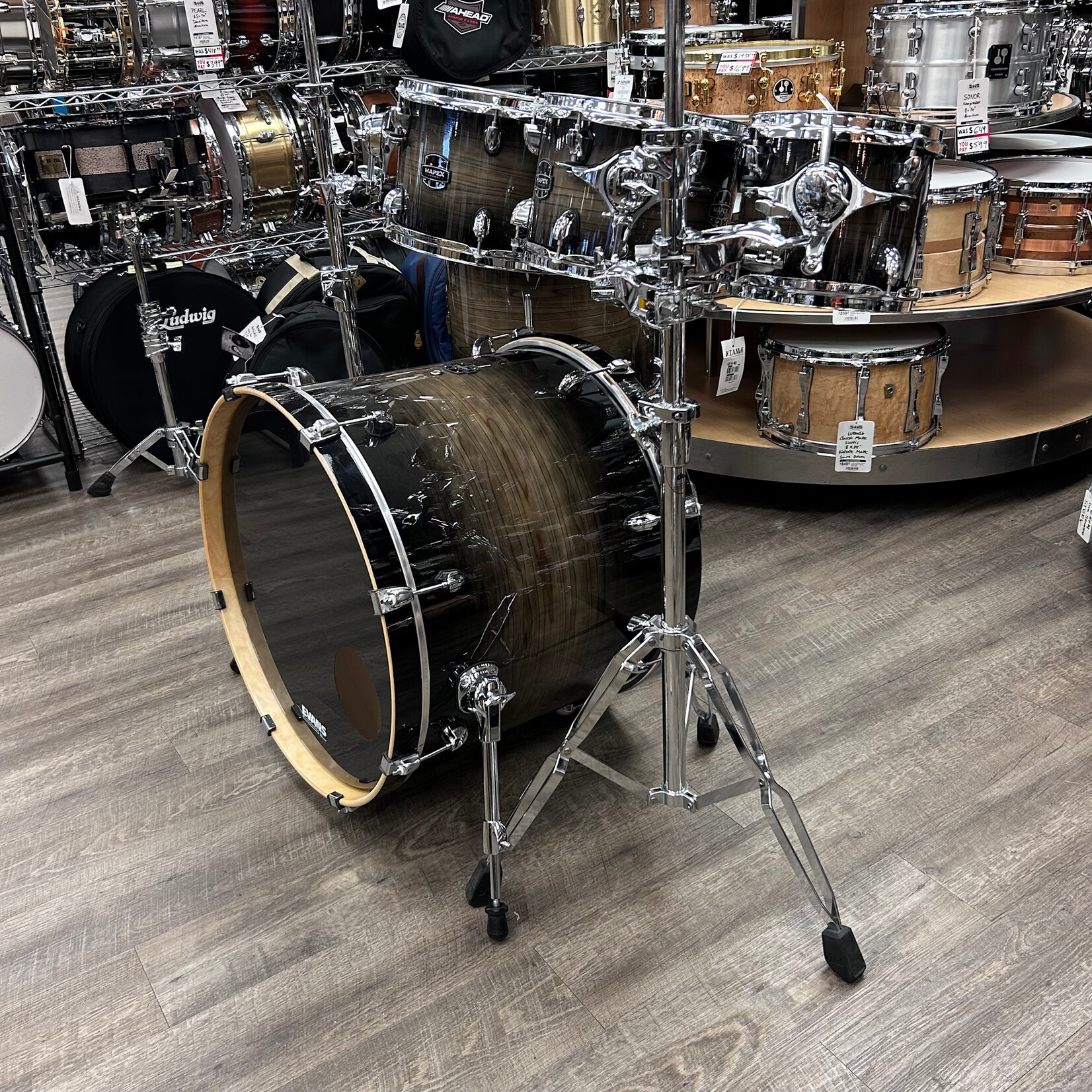 Mapex Pre-Owned Mapex Armory 5-Pc Studioease Fast Shell Pack 8 /10/12/16/22 (Black Dawn)