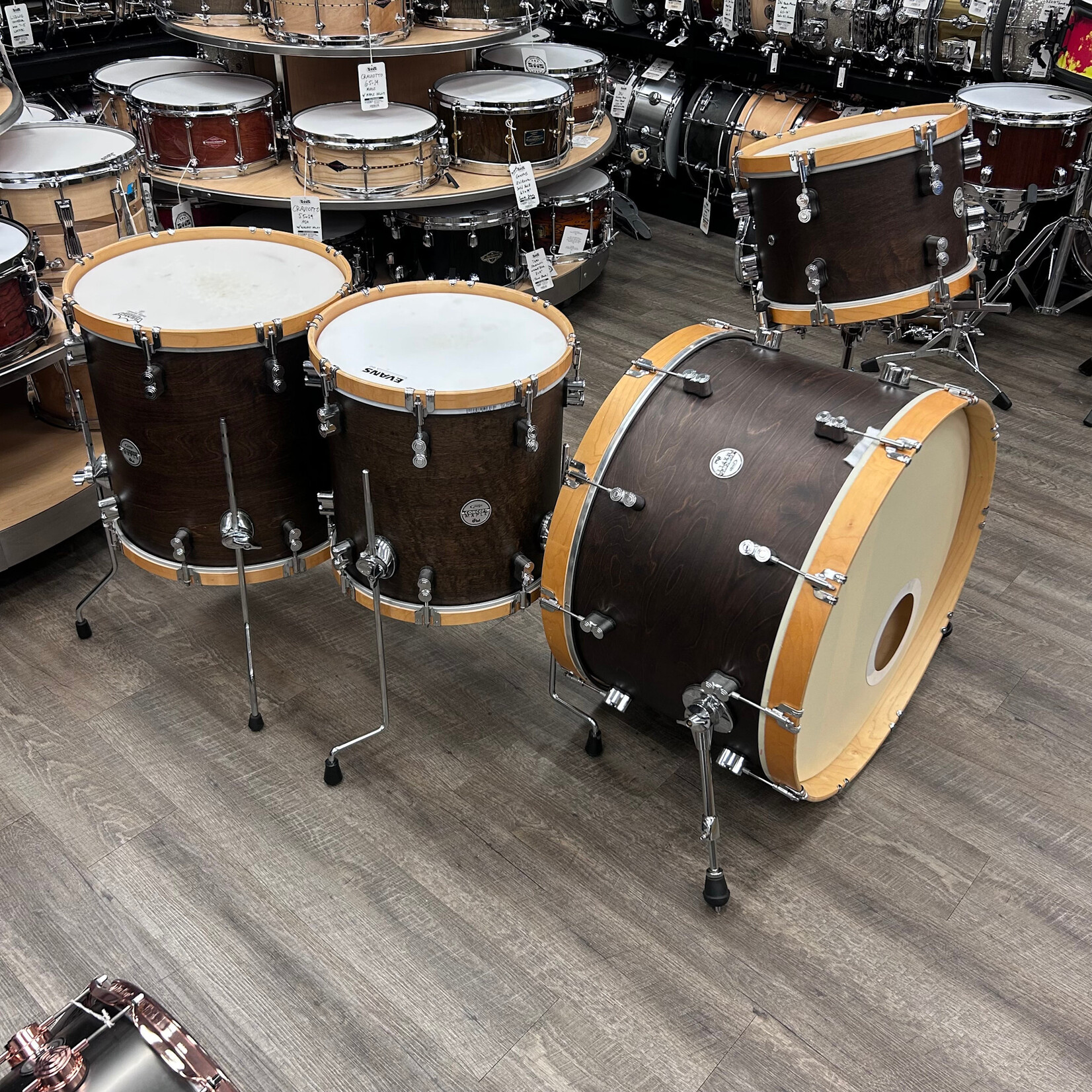 PDP Used PDP Concept Maple Classic shell pack 13/14/16/24 (Walnut Satin)