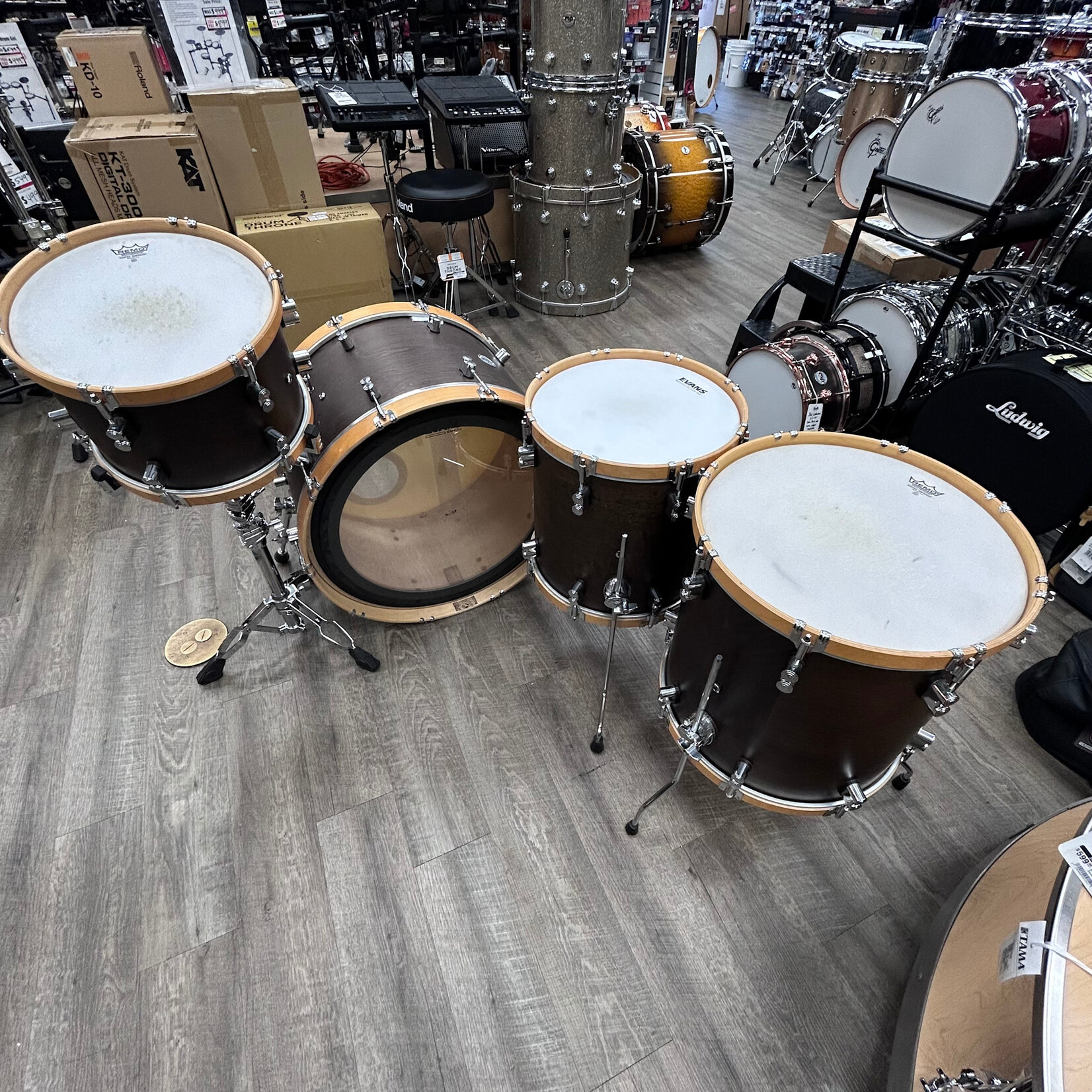 PDP Used PDP Concept Maple Classic shell pack 13/14/16/24 (Walnut Satin)