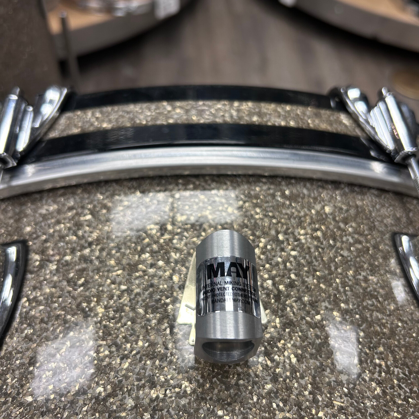 Ludwig Pre-Owned Ludwig Classic Maple Shell Pack 13/16/24 (Ginger Glass Glitter)