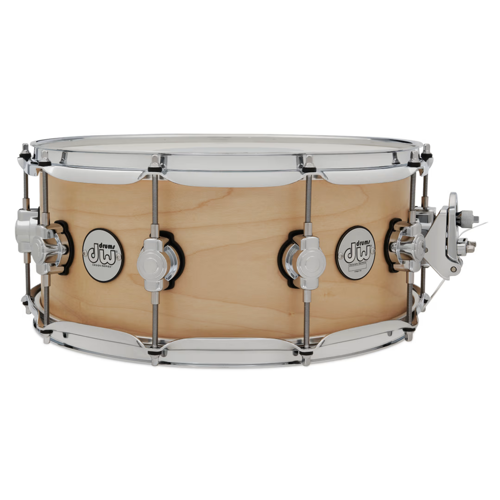 DW DW Design Series 6 x 14" Maple Snare (Natural Satin) DDLM0614SSNS