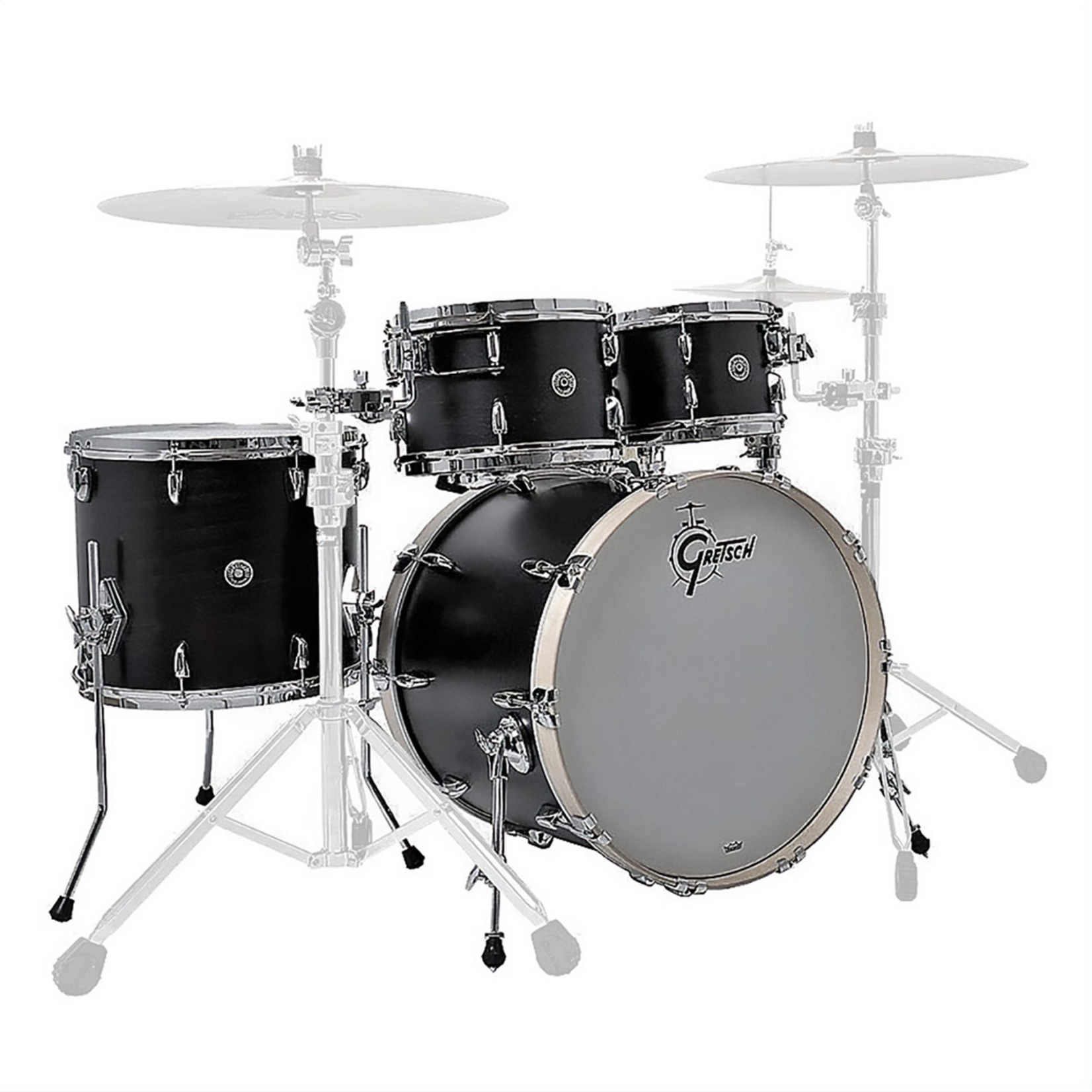 Gretsch Gretsch Brooklyn 4-Piece Shell Pack 22/10/12/16 (Satin Black Metallic)