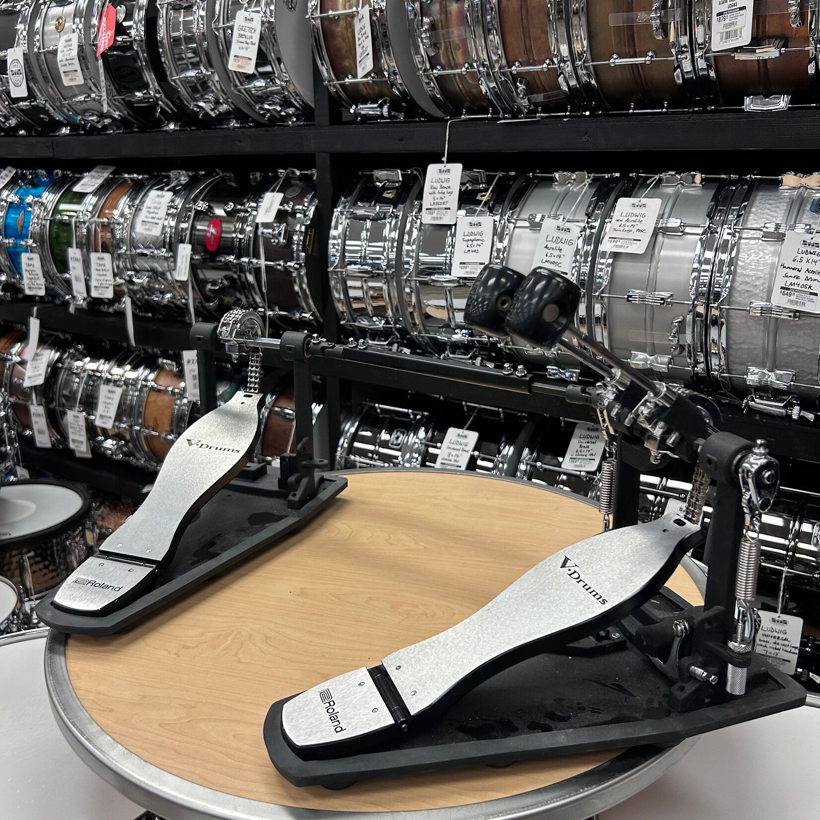 Roland Used Roland Double Pedal w/ Noise eater pads RDH-102A