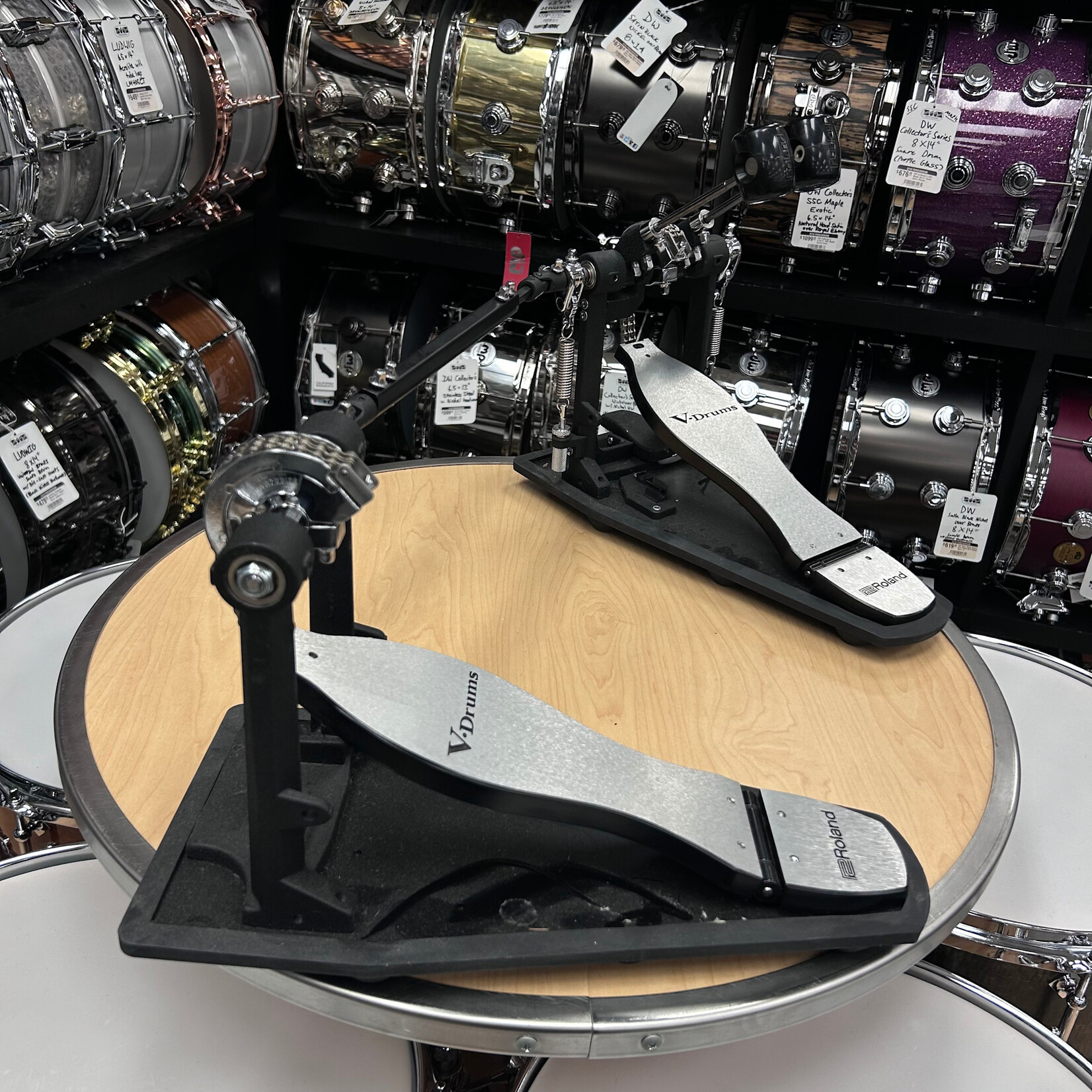 Roland Used Roland Double Pedal w/ Noise eater pads RDH-102A