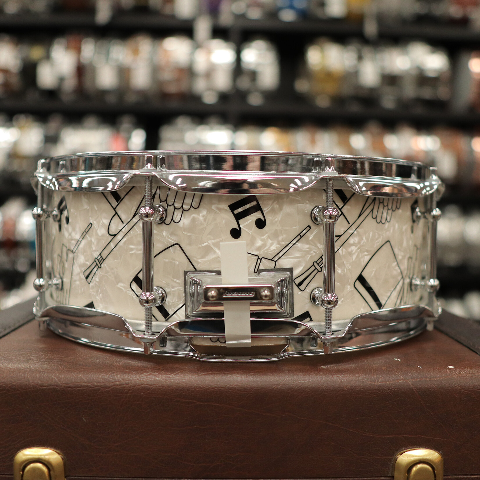 Ludwig Pre-Owned Ludwig 90th Anniversary "Top Hat & Cane" 5x14" Maple Snare Drum