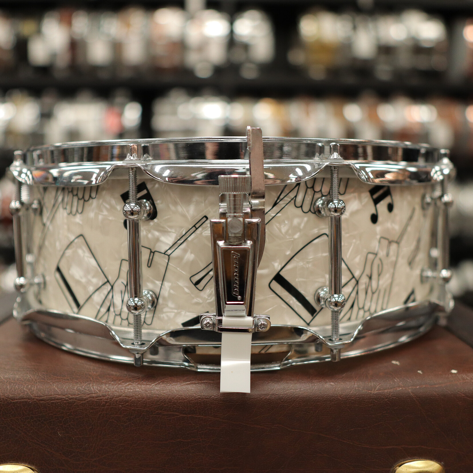 Ludwig Pre-Owned Ludwig 90th Anniversary "Top Hat & Cane" 5x14" Maple Snare Drum