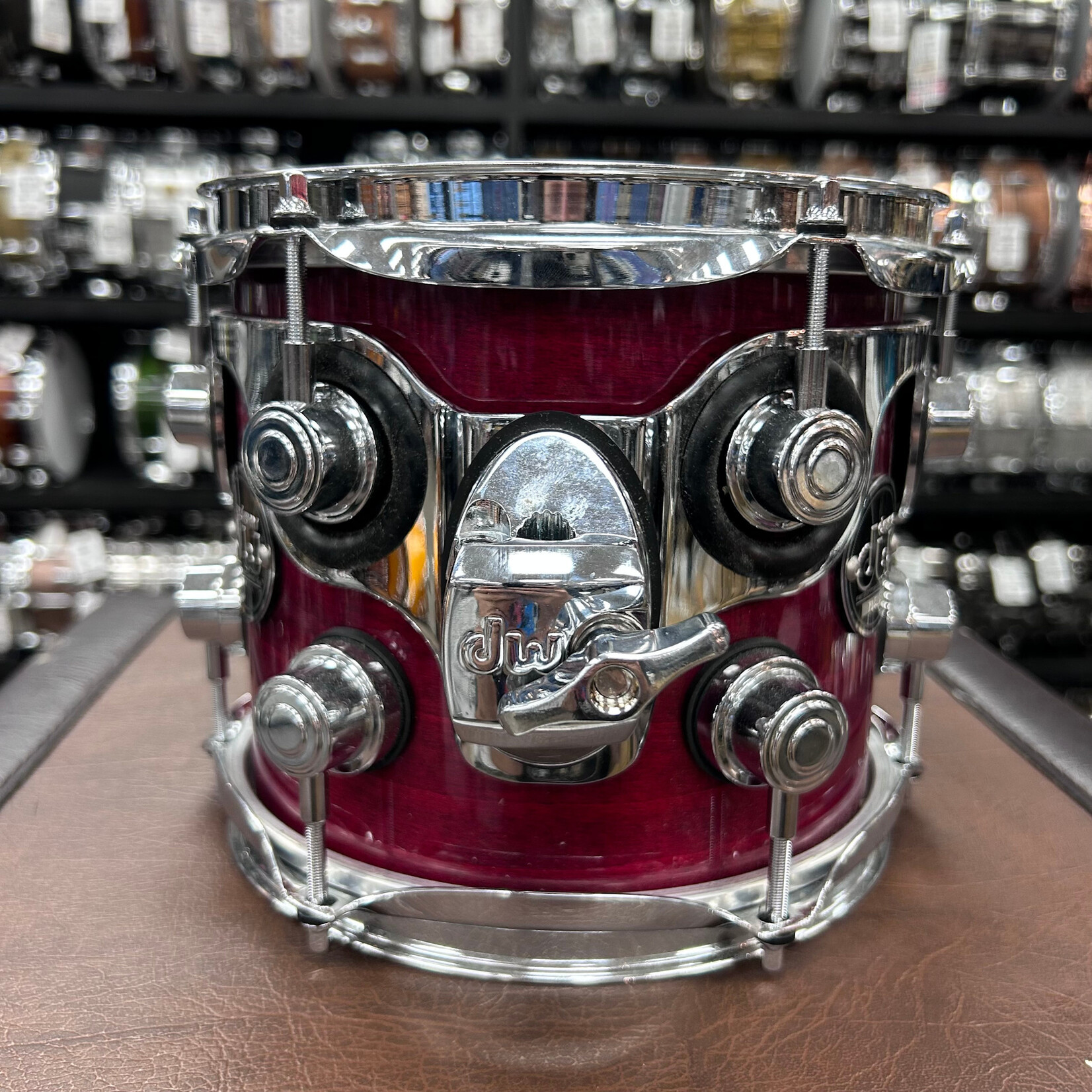 DW Pre owned DW Performance 8x7 Rack Tom (Cherry Stain)