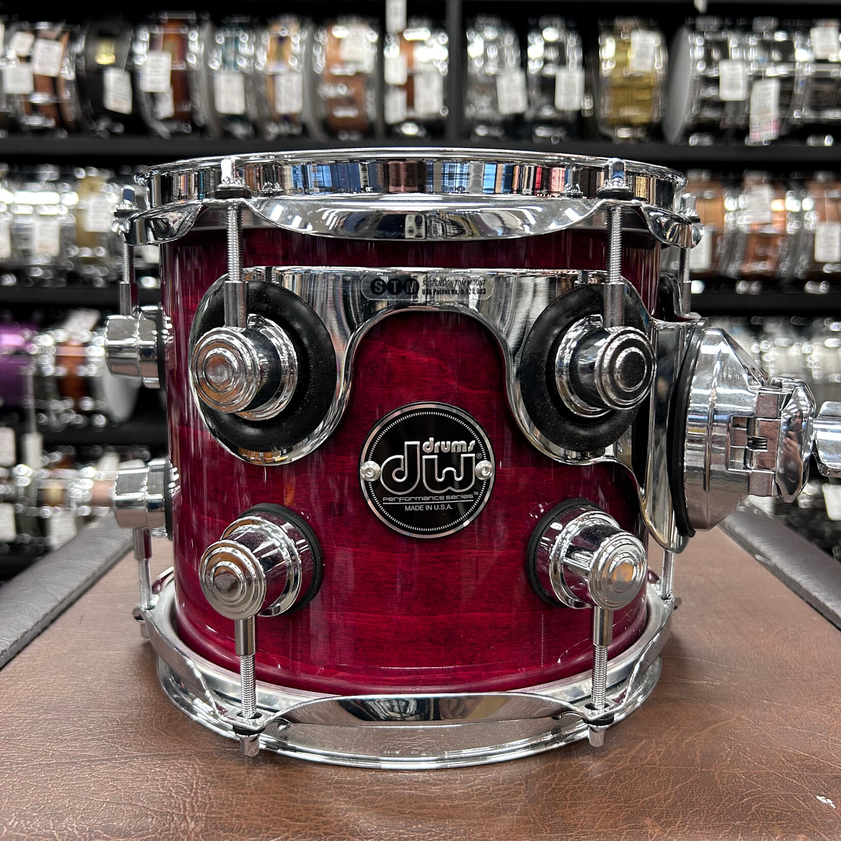 DW Pre-Owned DW Performance 7x8" Rack Tom (Cherry Stain)