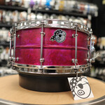 Pork Pie Pork Pie 6.5x14" Aluminum Snare Drum (Pink Alcohol Ink Finish)