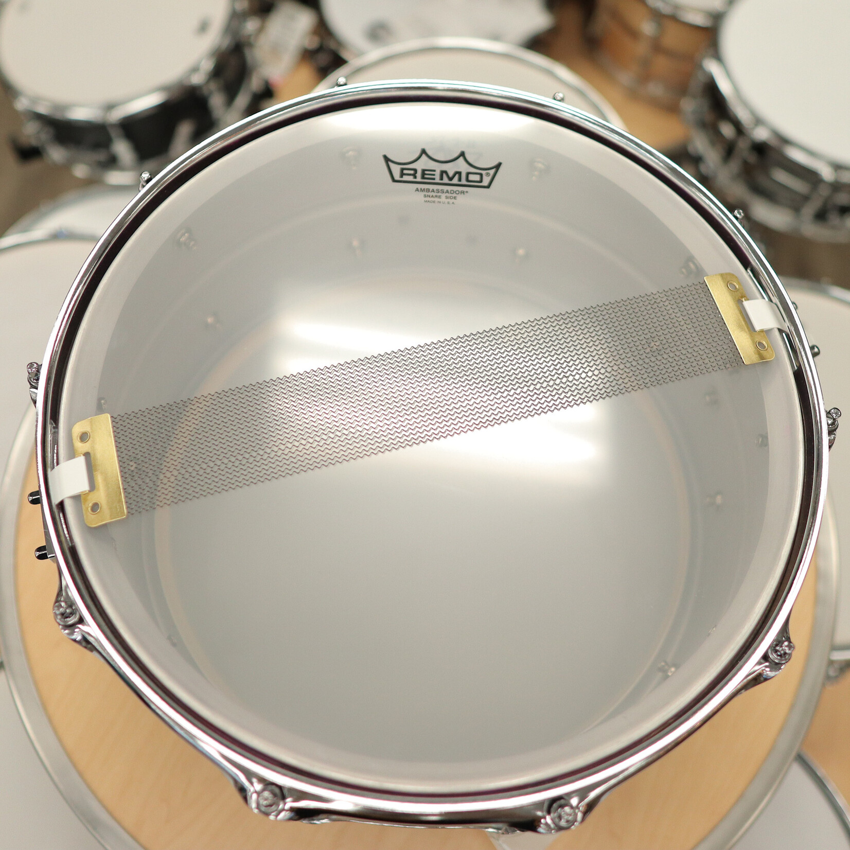 Pork Pie Pork Pie 6.5x14" Aluminum Snare Drum (Pink Alcohol Ink Finish)