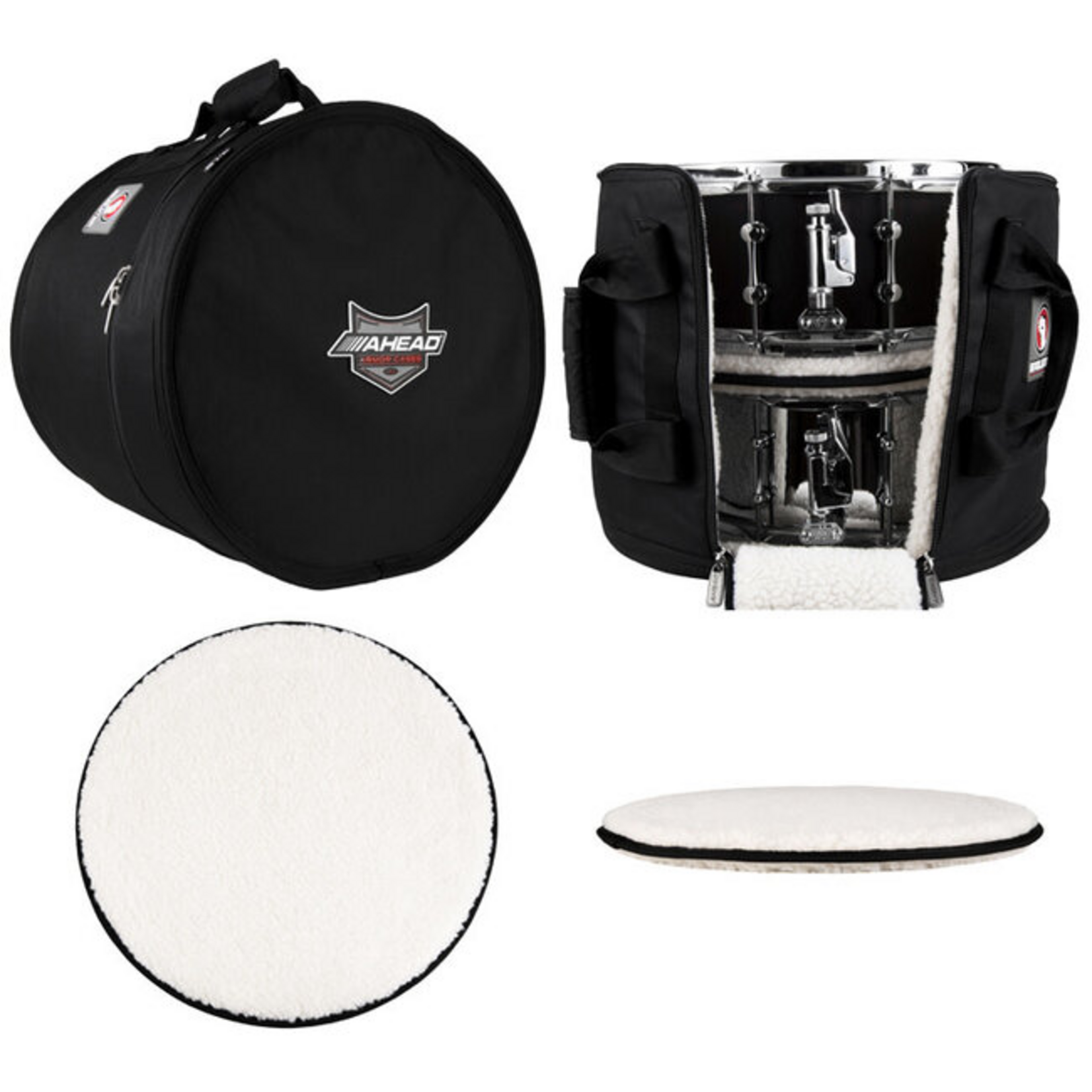 Ahead Ahead Multi Snare/Timbales Bag with 2 Stackers/Dividers (16 x 14") AR3016