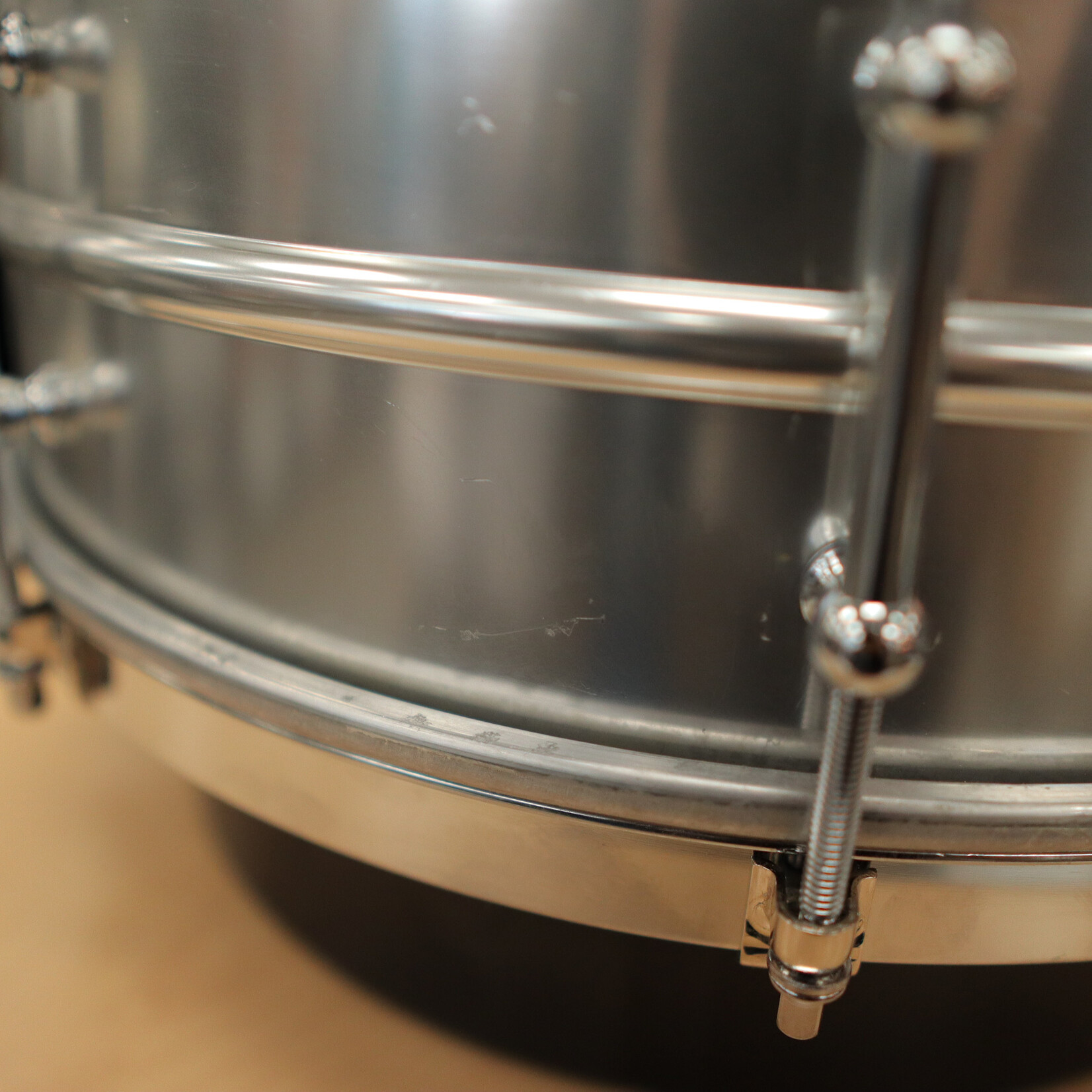 Ludwig Vintage 60s Ludwig 5x14" Acrolite w/ Tube Lugs, Single Flanged Hoops, & Claws