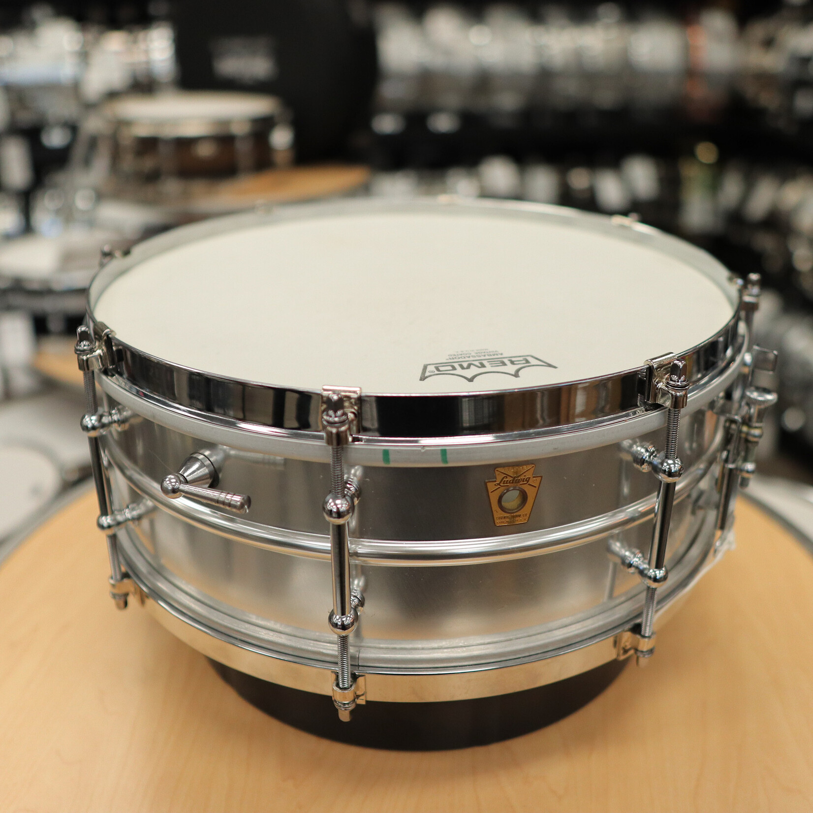 Ludwig Vintage 60s Ludwig 5x14" Acrolite w/ Tube Lugs, Single Flanged Hoops, & Claws