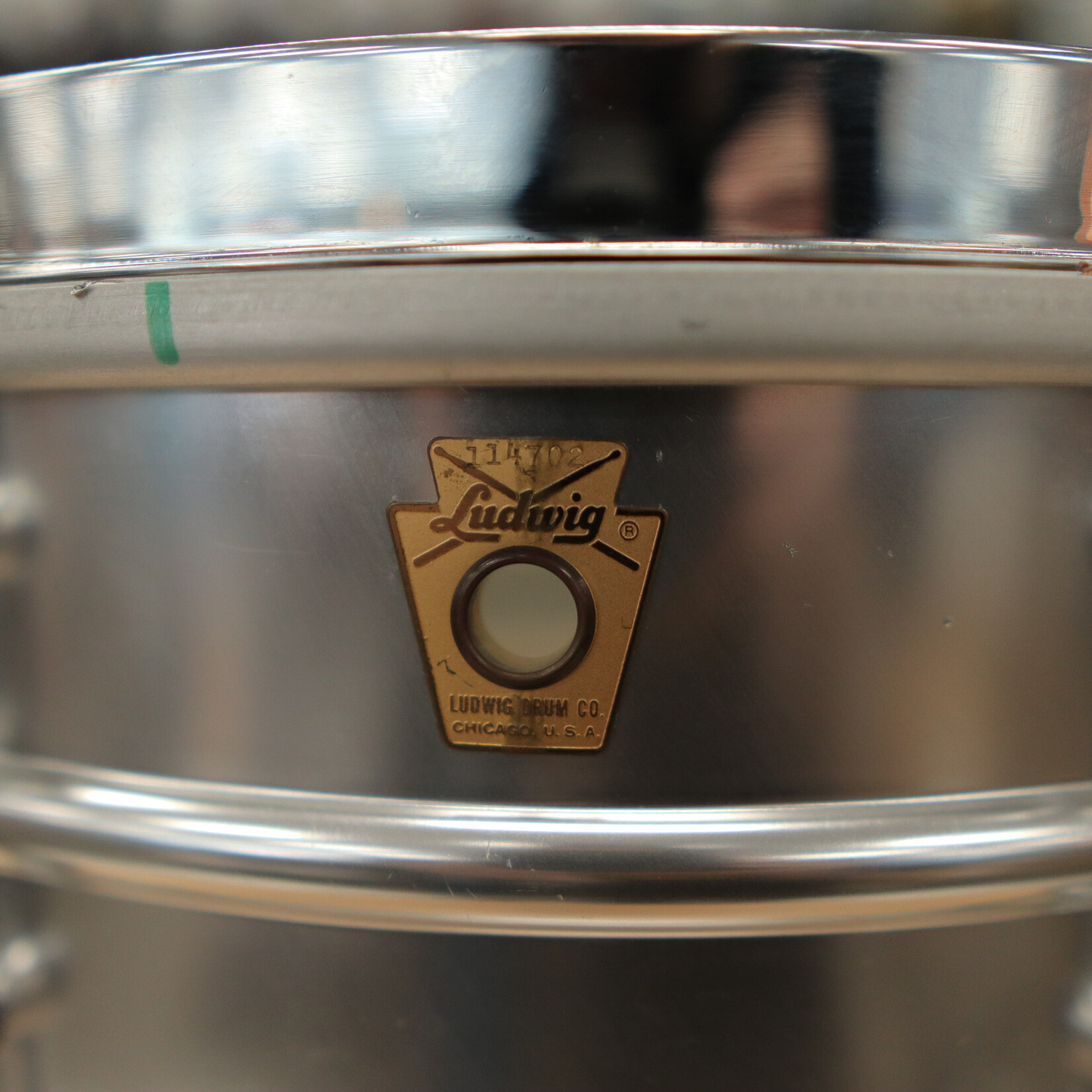 Ludwig Vintage 60s Ludwig 5x14" Acrolite w/ Tube Lugs, Single Flanged Hoops, & Claws