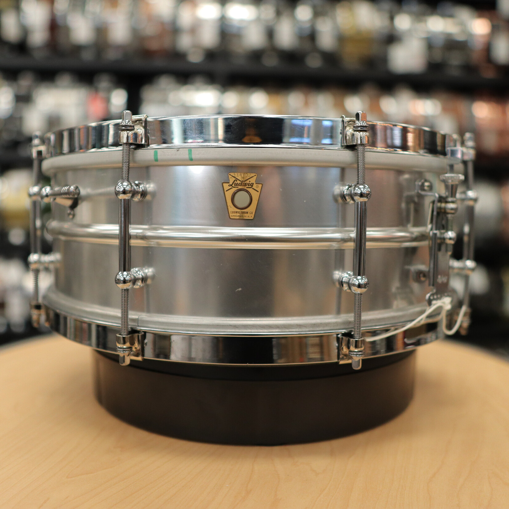 Ludwig Vintage 60s Ludwig 5x14" Acrolite w/ Tube Lugs, Single Flanged Hoops, & Claws