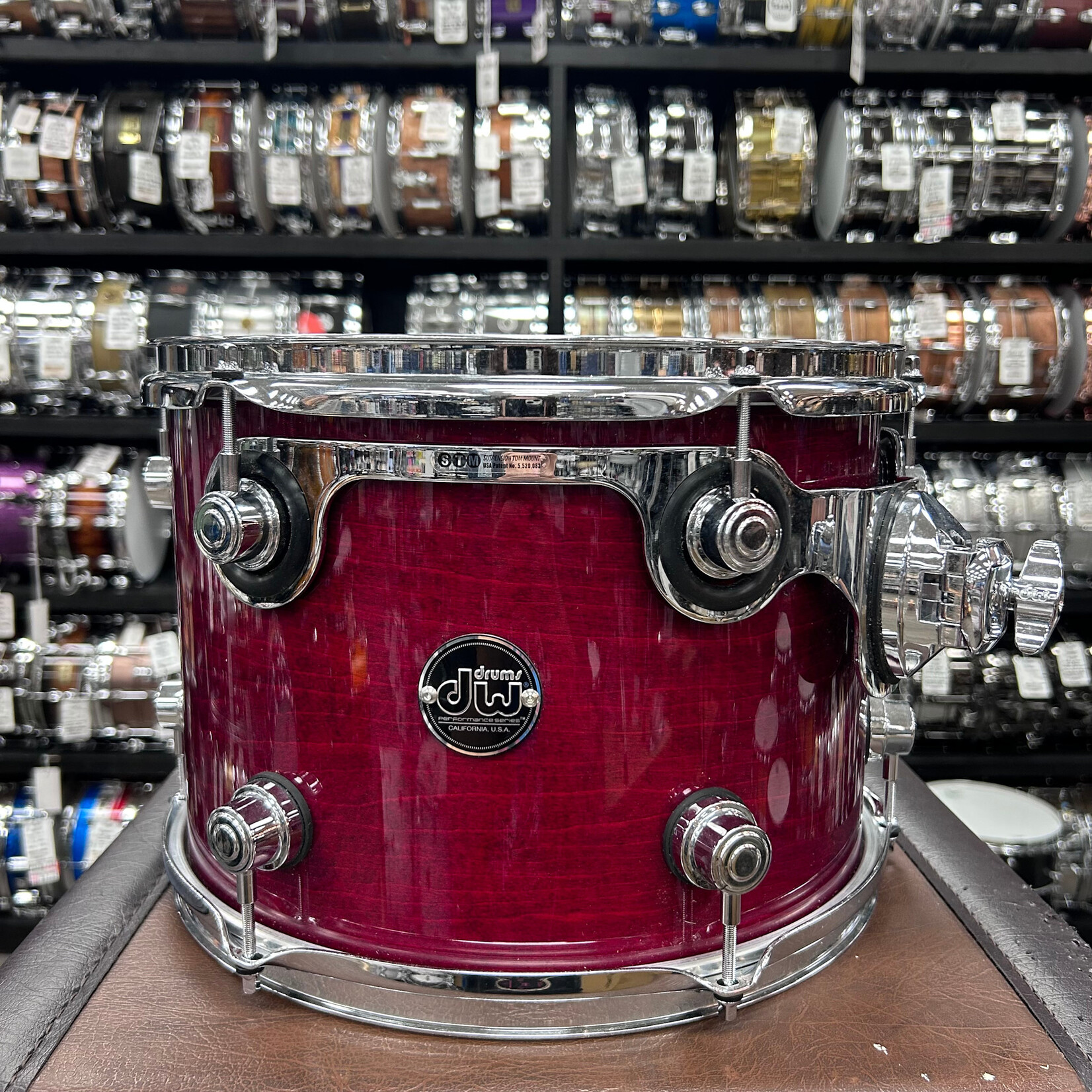 DW Pre-Owned DW Performance 9x13 Tom (Cherry Stain)