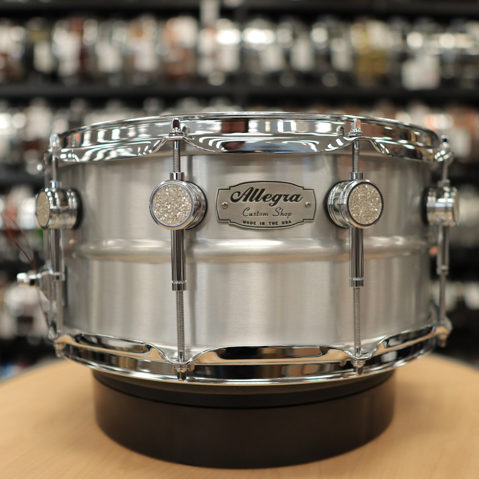 Allegra Drum Company Allegra 6.5x14" Aluminum Snare Drum