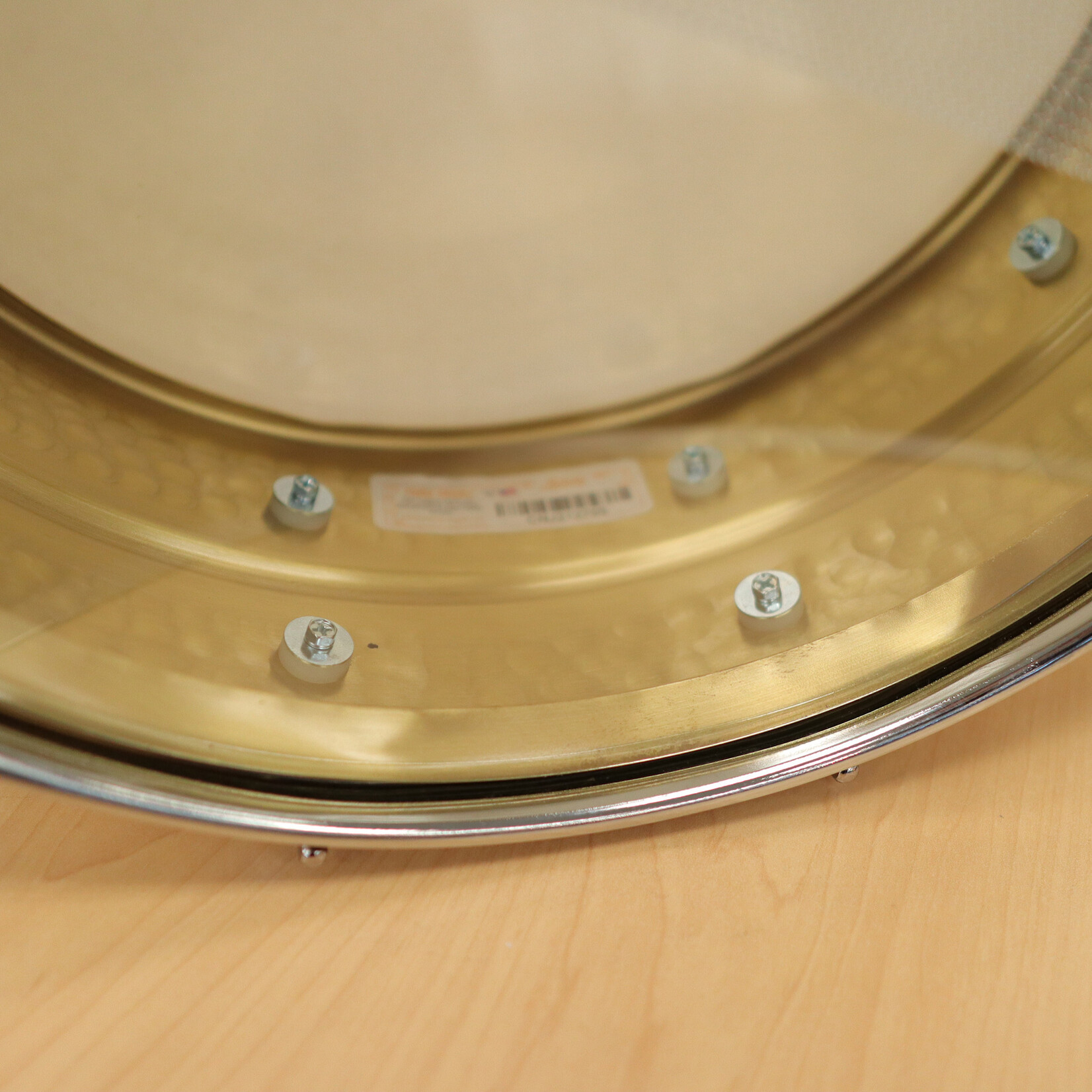 Ludwig Ludwig 5x14" Hammered Brass Snare Drum with Tube Lugs LB420BKTB (B-Stock)