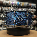 Dixon Used Dixon Cornerstone 6.5x14" Hammered Steel Snare Drum (Blue Titanium Plated)