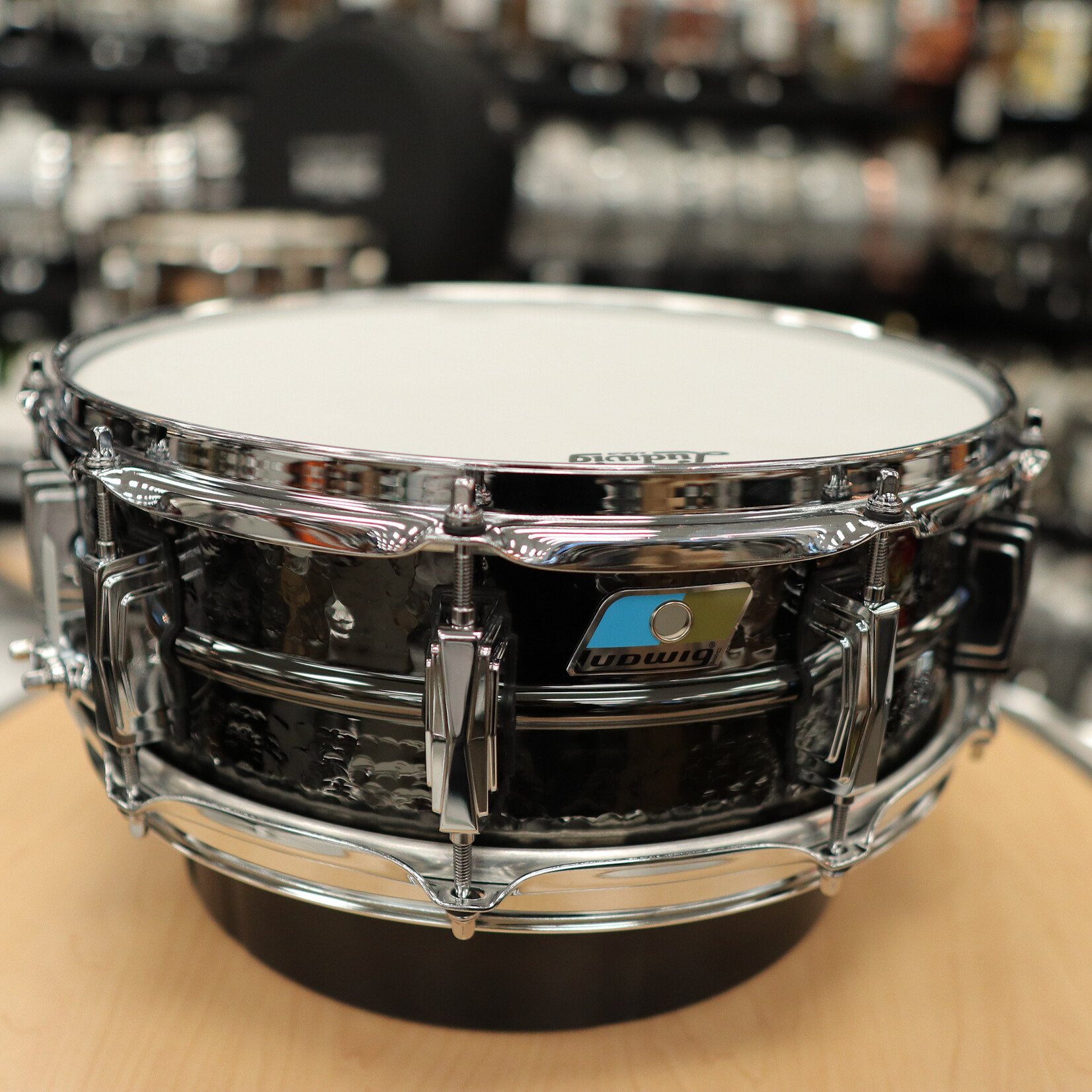 Ludwig Ludwig 5x14" Hammered Black Beauty Snare Drum (B-Stock) LB416KB