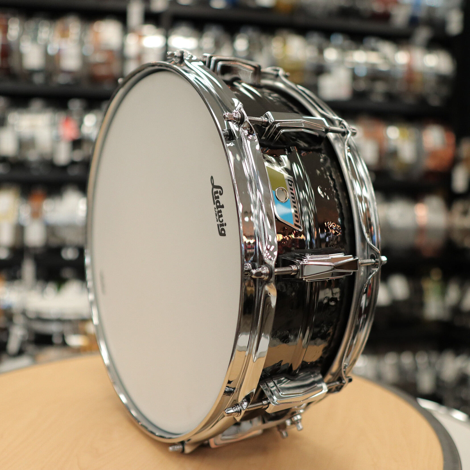 Ludwig Ludwig 5x14" Hammered Black Beauty Snare Drum (B-Stock) LB416KB