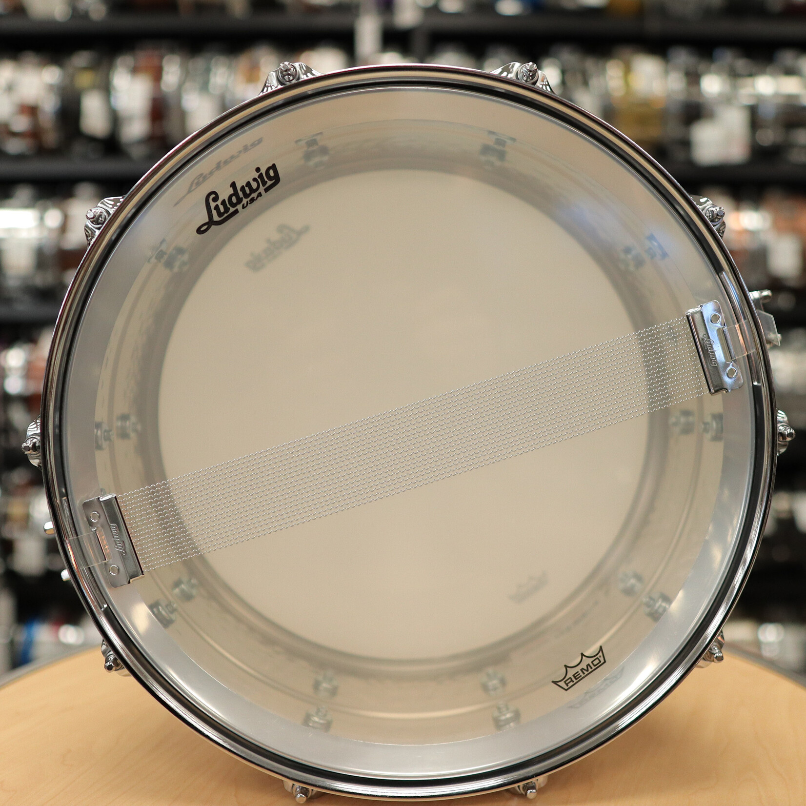 Ludwig Pre-Owned Ludwig Limited Edition 6.5x14" Chrome over Hammered Copper Snare Drum