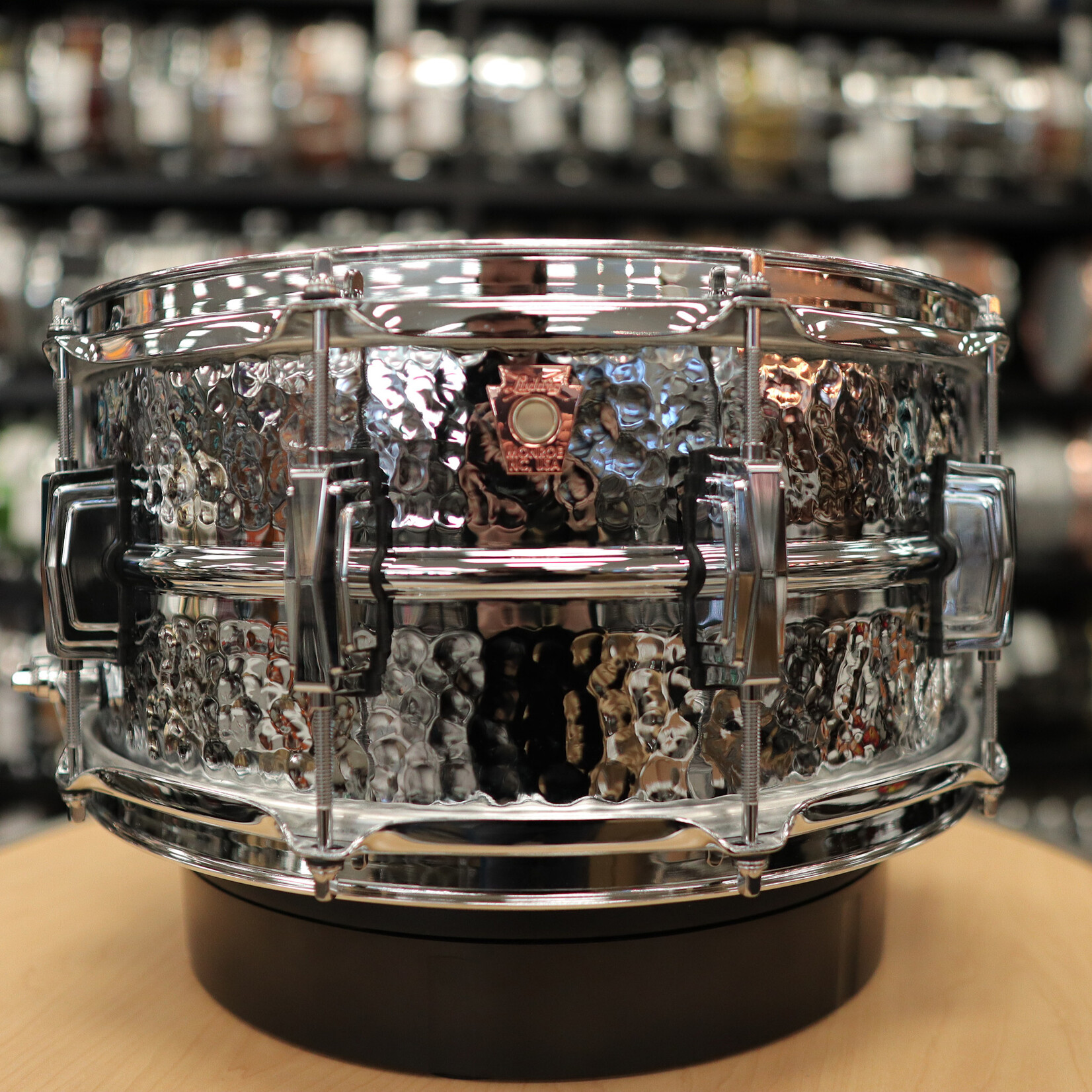 Ludwig Pre-Owned Ludwig Limited Edition 6.5x14" Chrome over Hammered Copper Snare Drum
