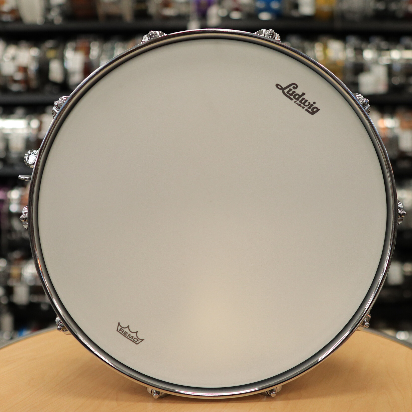 Ludwig Pre-Owned Ludwig Limited Edition 6.5x14" Chrome over Hammered Copper Snare Drum