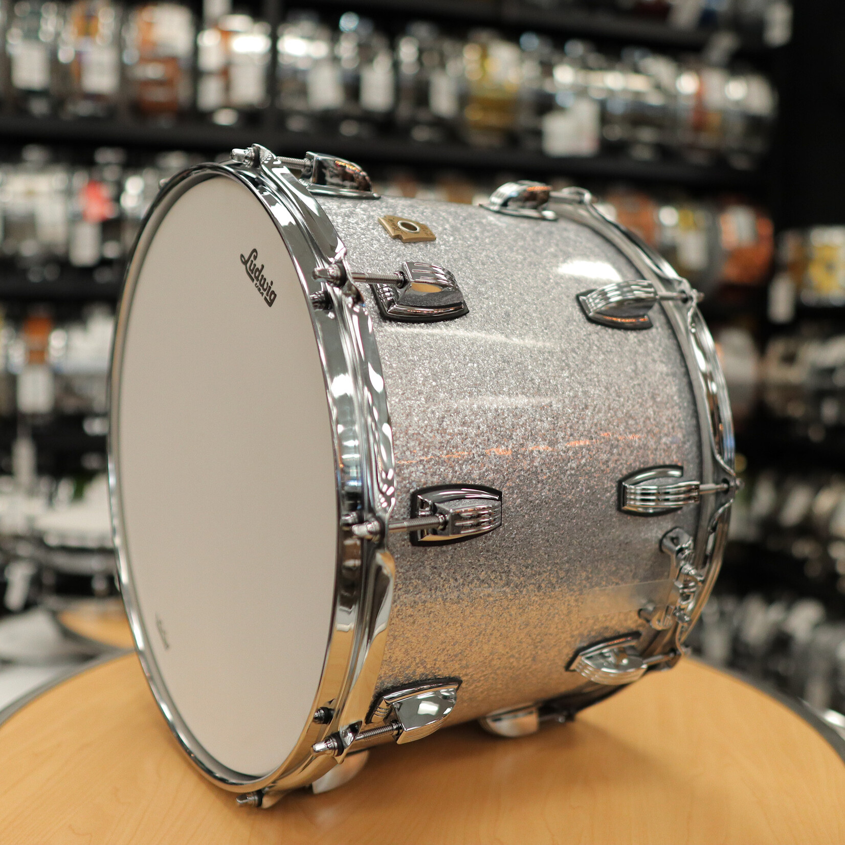 Ludwig Ludwig Classic Maple 10x14" Snare Drum (Silver Sparkle)