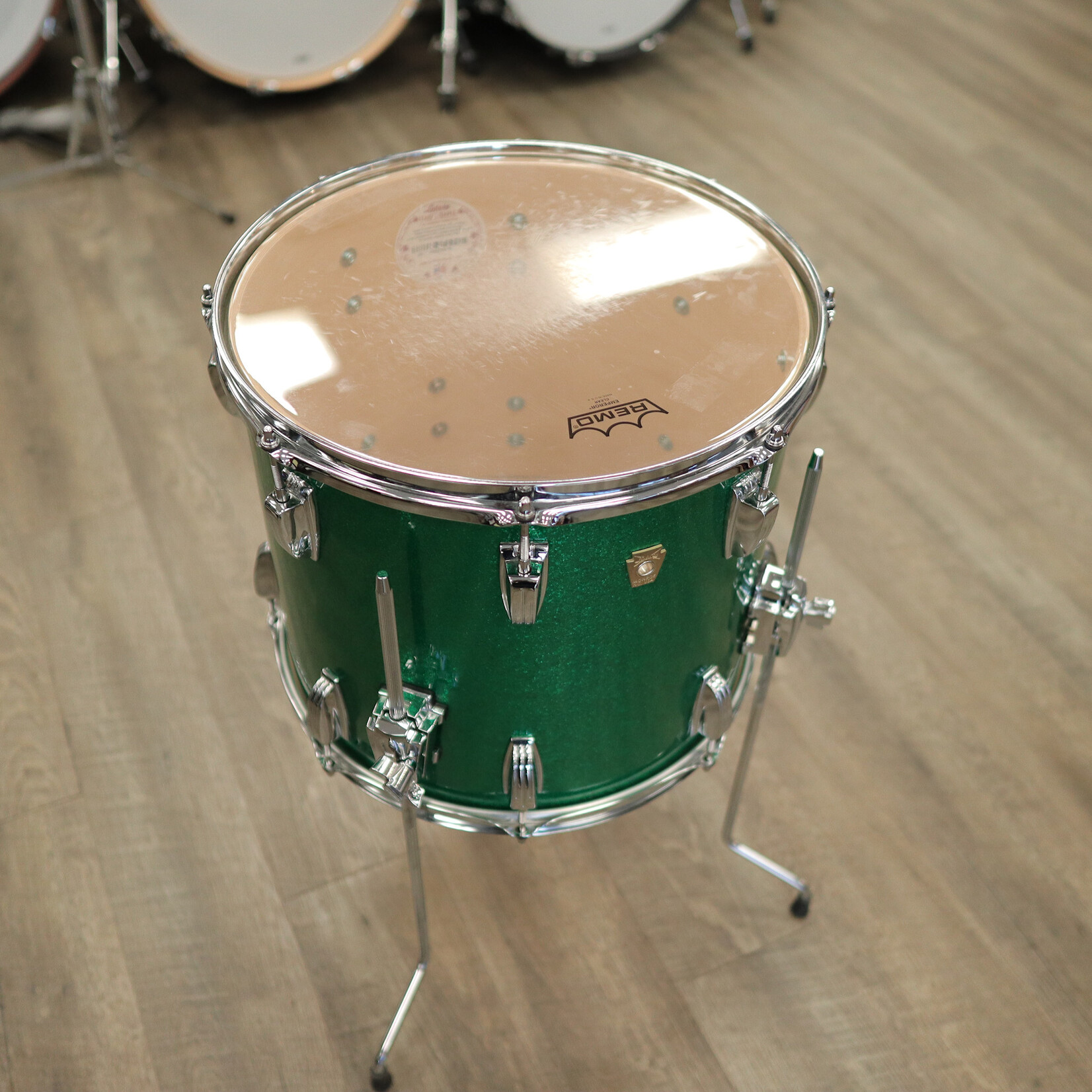 Ludwig Pre-Owned Ludwig Classic Maple 13x15" Floor Tom (Green Sparkle)