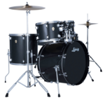 Ludwig Ludwig Accent 5-Pc 22" Complete Drum Kit "Drive" (Moon Dust)