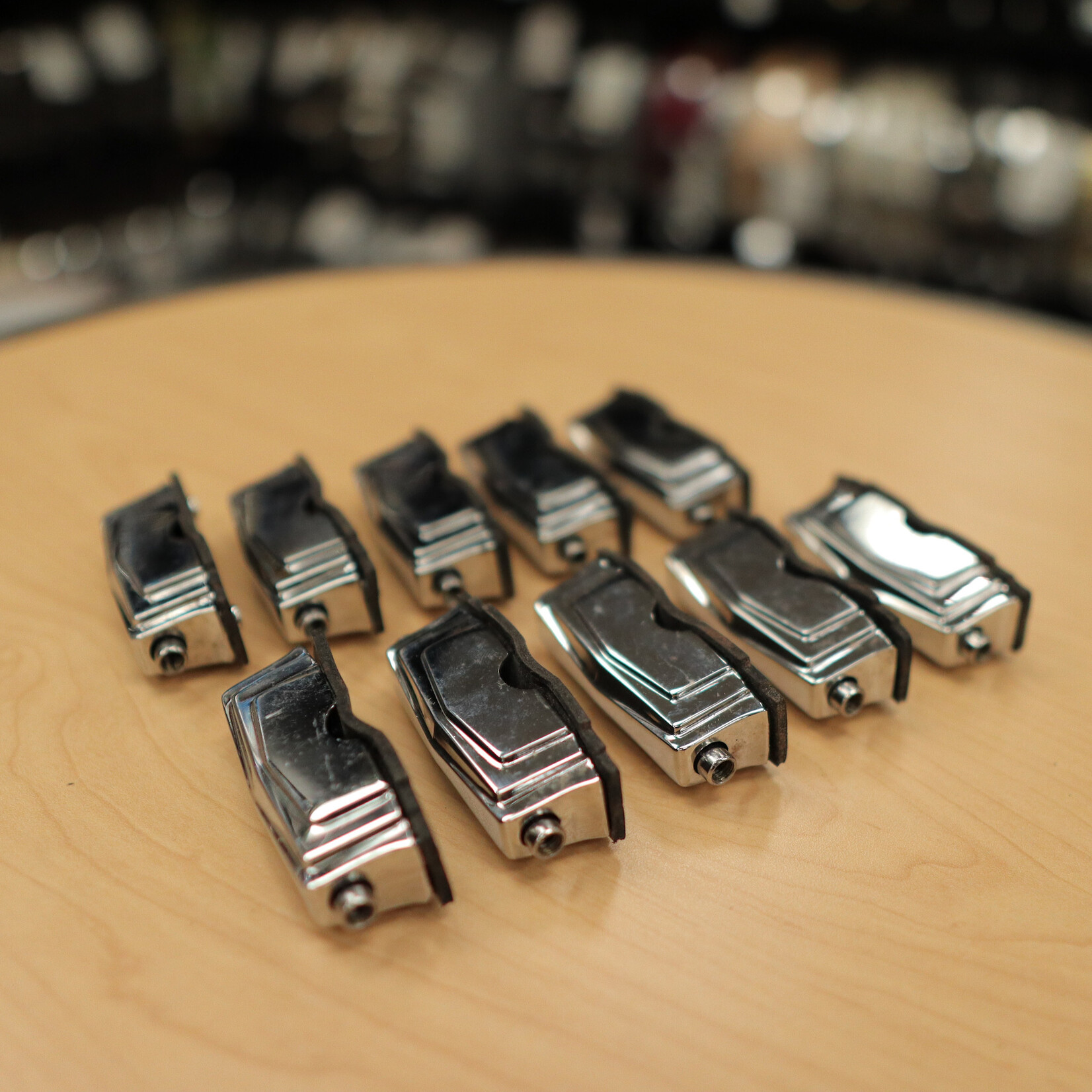 Ludwig Set of 10 Pre-Owned Ludwig Imperial Lugs w/o Cup Washers