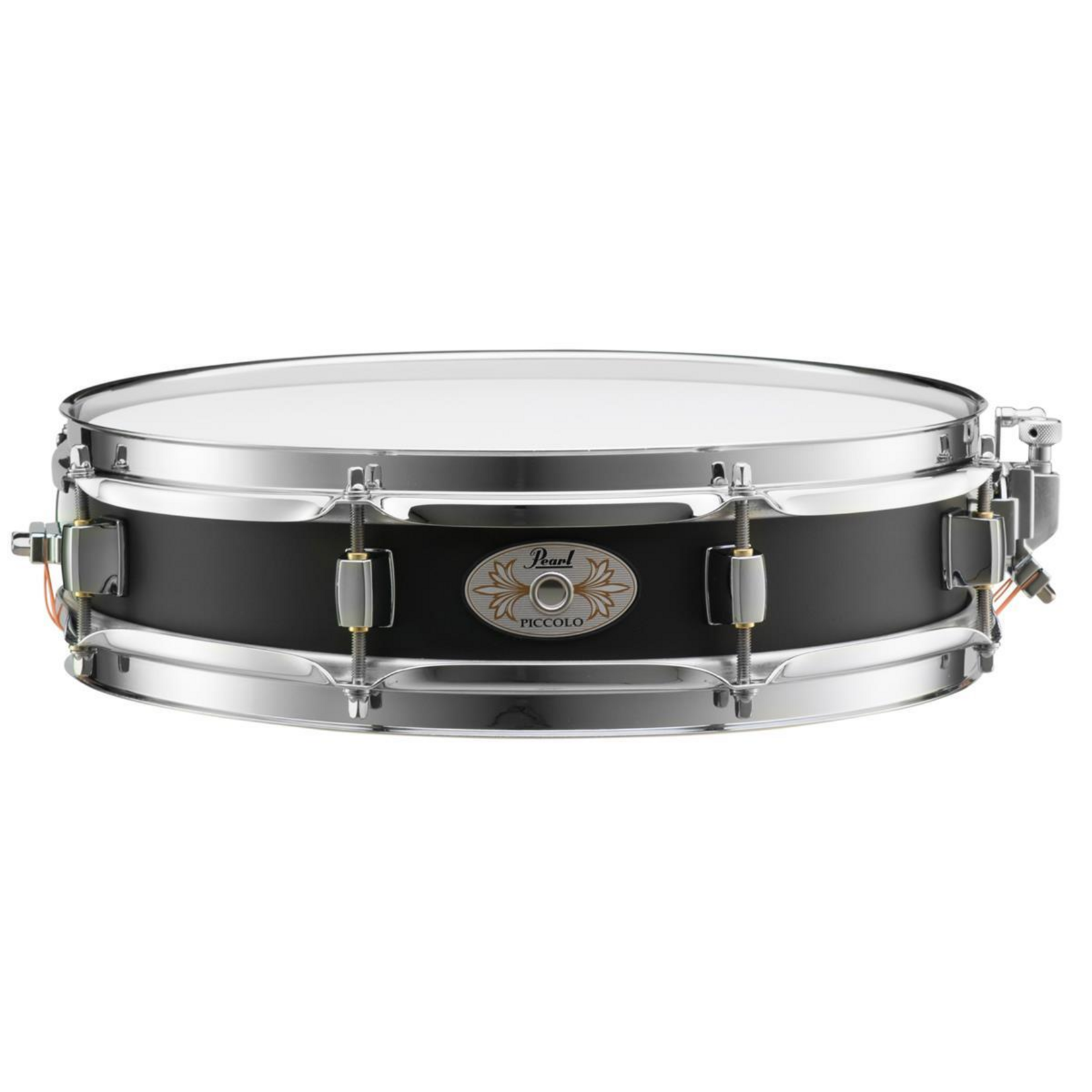 Pearl Pearl 3x13" Steel Piccolo Snare Drum  Matte Black