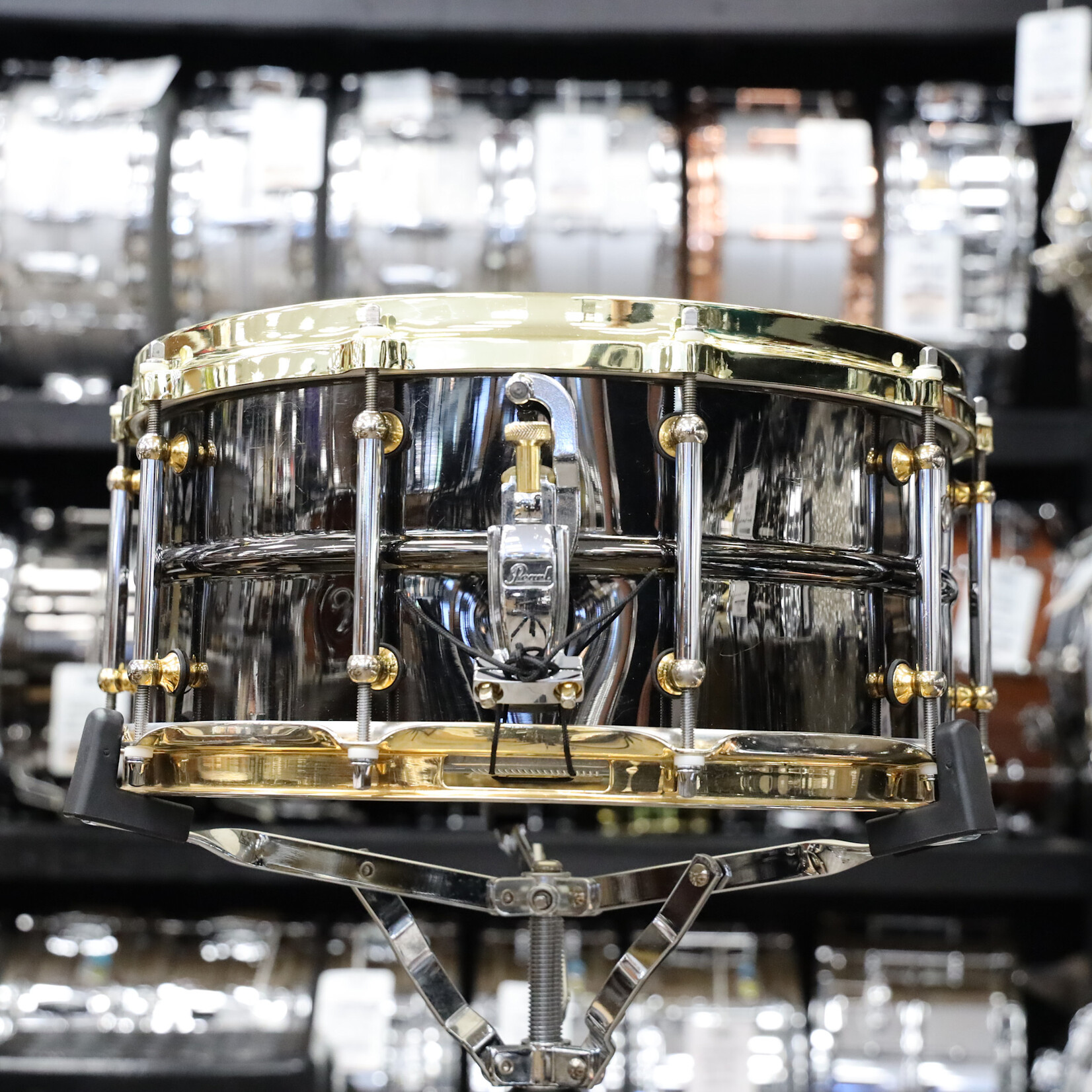 Pearl Used Pearl SF1465 6.5x14" Steve Ferrone Signature Brass Snare Drum