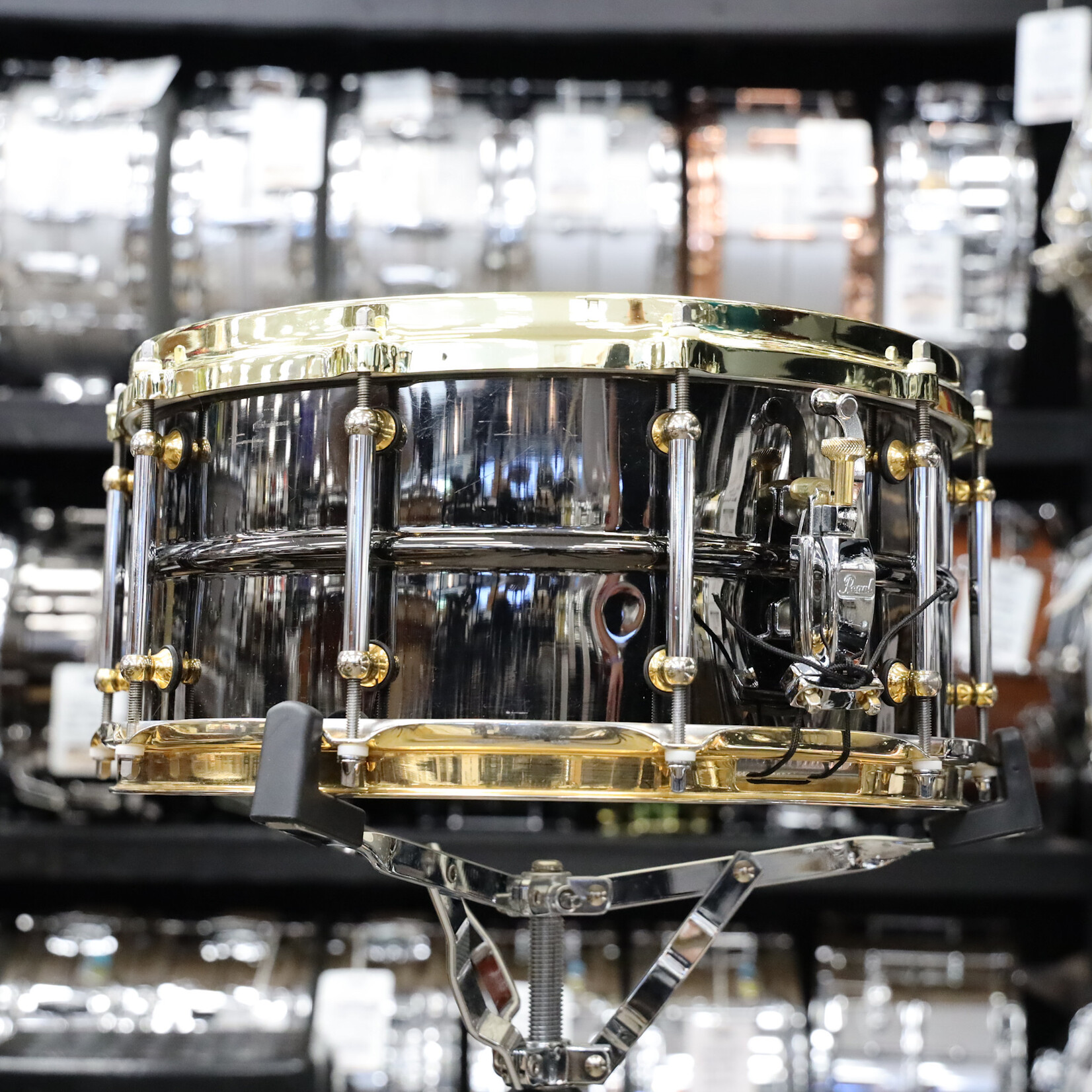 Pearl Used Pearl SF1465 6.5x14" Steve Ferrone Signature Brass Snare Drum