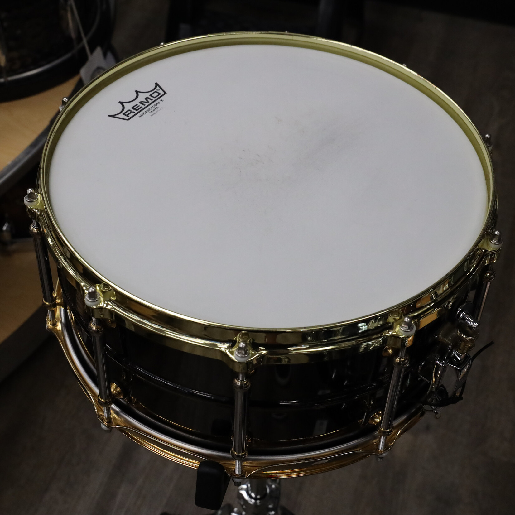 Pearl Used Pearl SF1465 6.5x14" Steve Ferrone Signature Brass Snare Drum