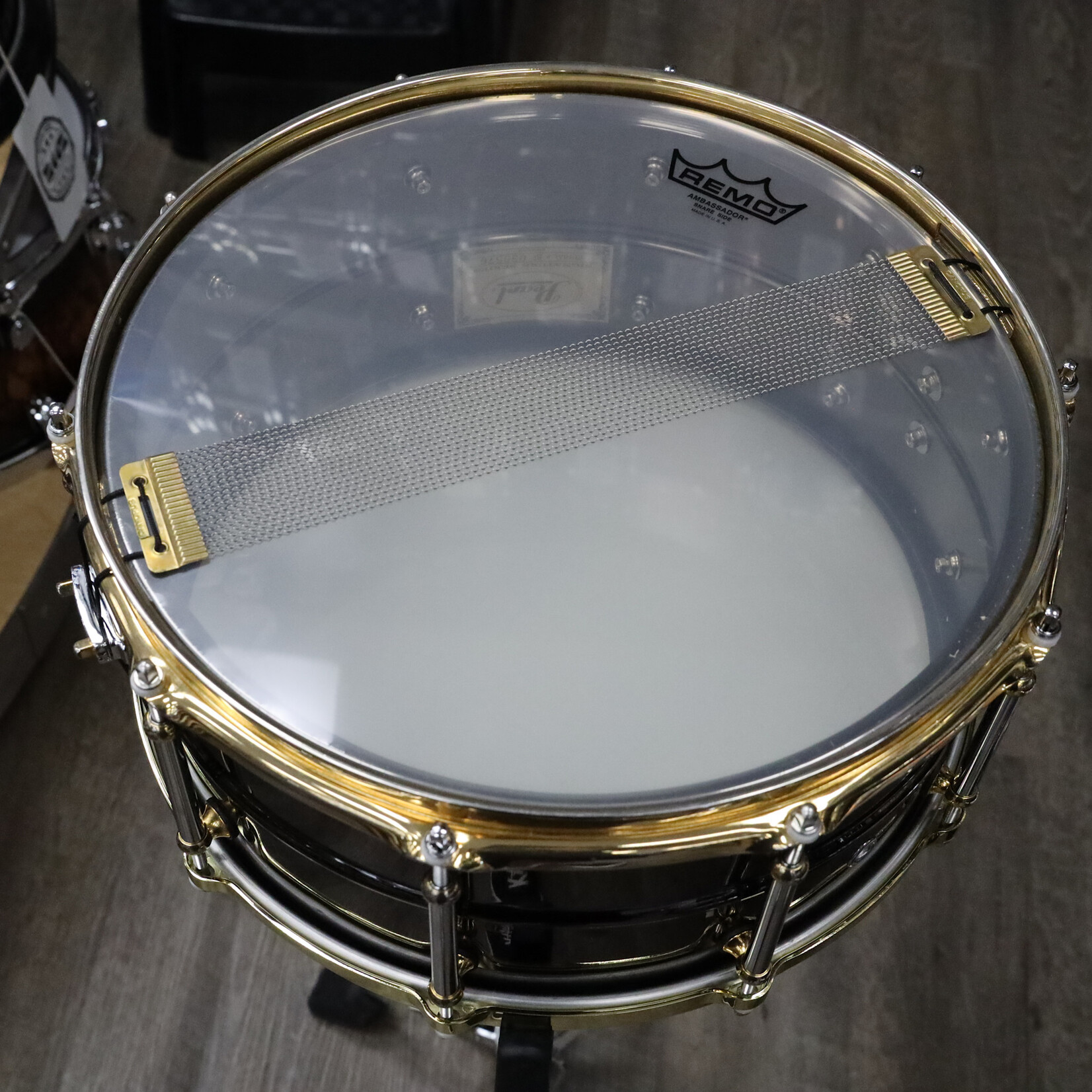 Pearl Used Pearl SF1465 6.5x14" Steve Ferrone Signature Brass Snare Drum
