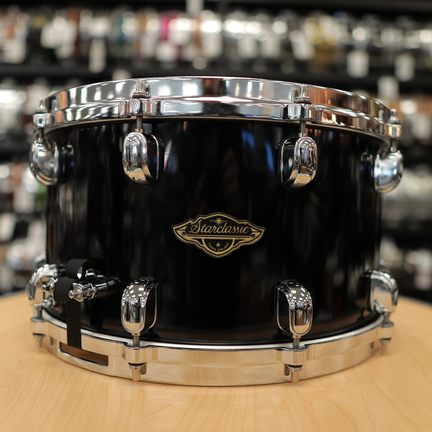 Tama Pre-Owned Tama Starclassic 8x14" Walnut/ Birch Snare Drum (Piano Black)