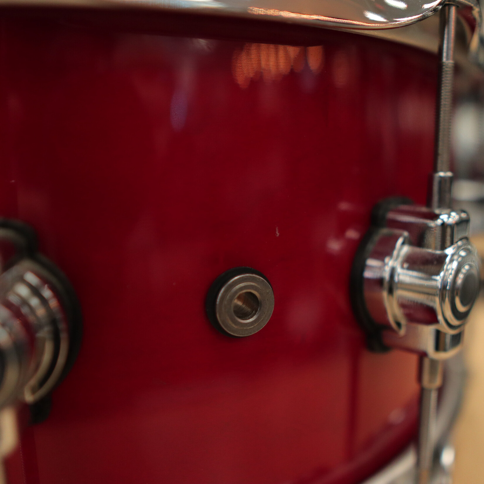 DW Pre-Owned DW Performance Series 6.5x14" Snare Drum (Cherry Stain)