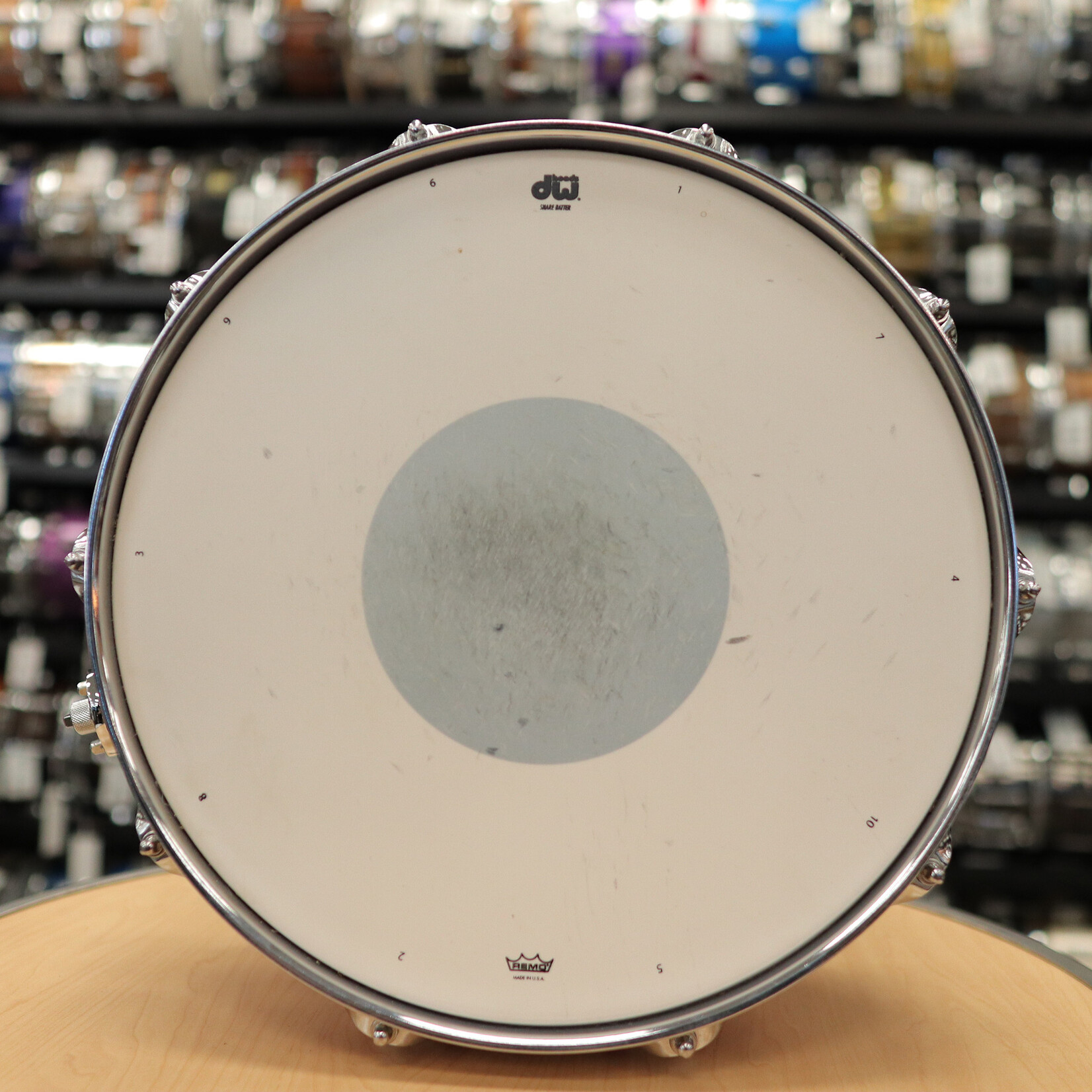 DW Pre-Owned DW Performance Series 6.5x14" Snare Drum (Cherry Stain)