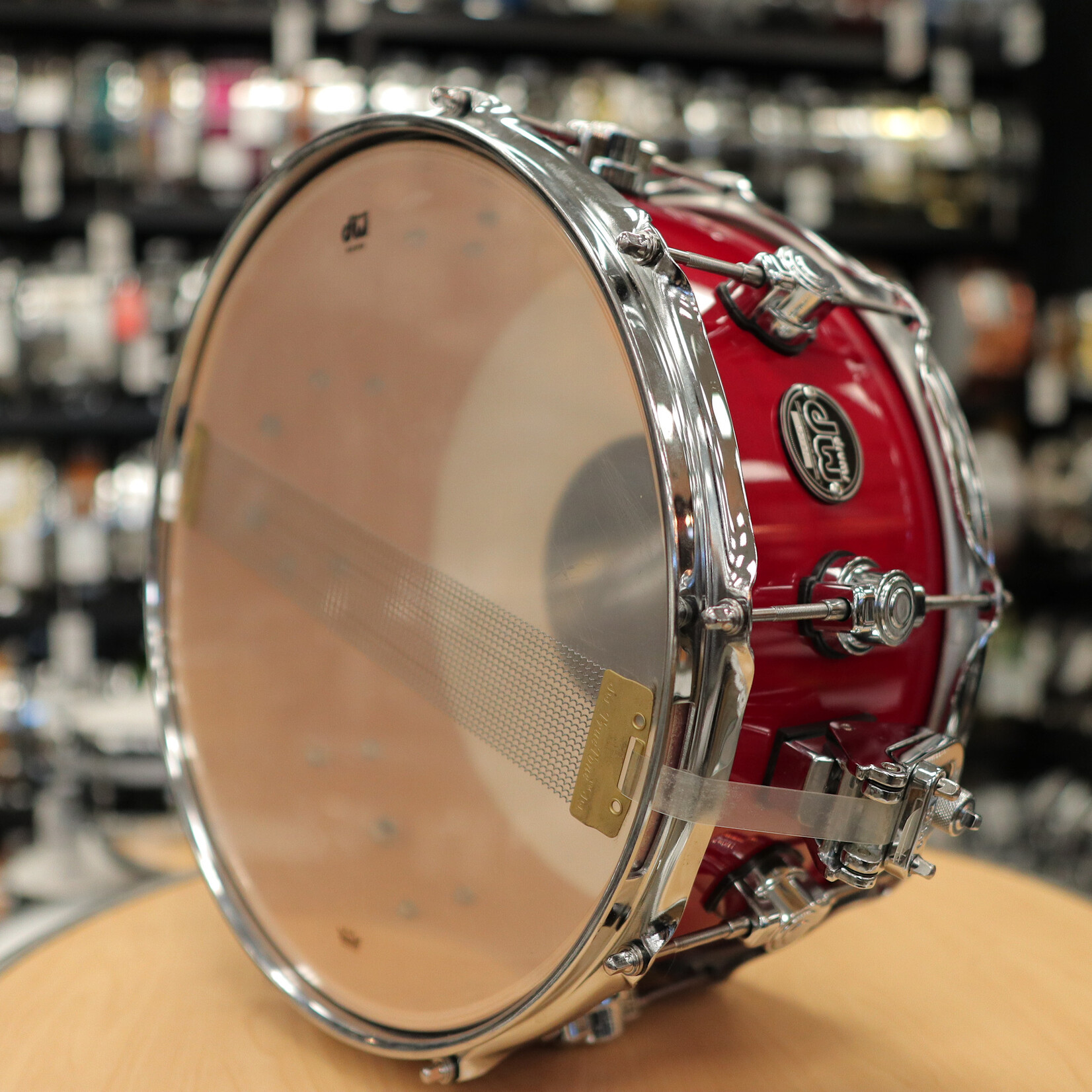 DW Pre-Owned DW Performance Series 6.5x14" Snare Drum (Cherry Stain)