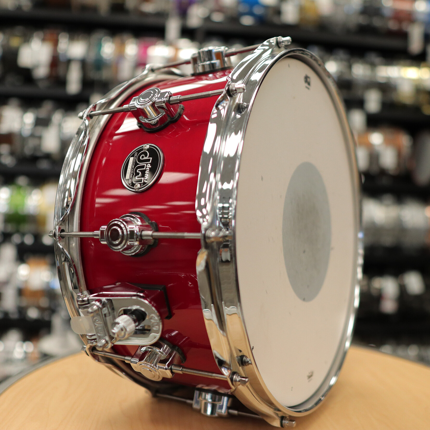 DW Pre-Owned DW Performance Series 6.5x14" Snare Drum (Cherry Stain)