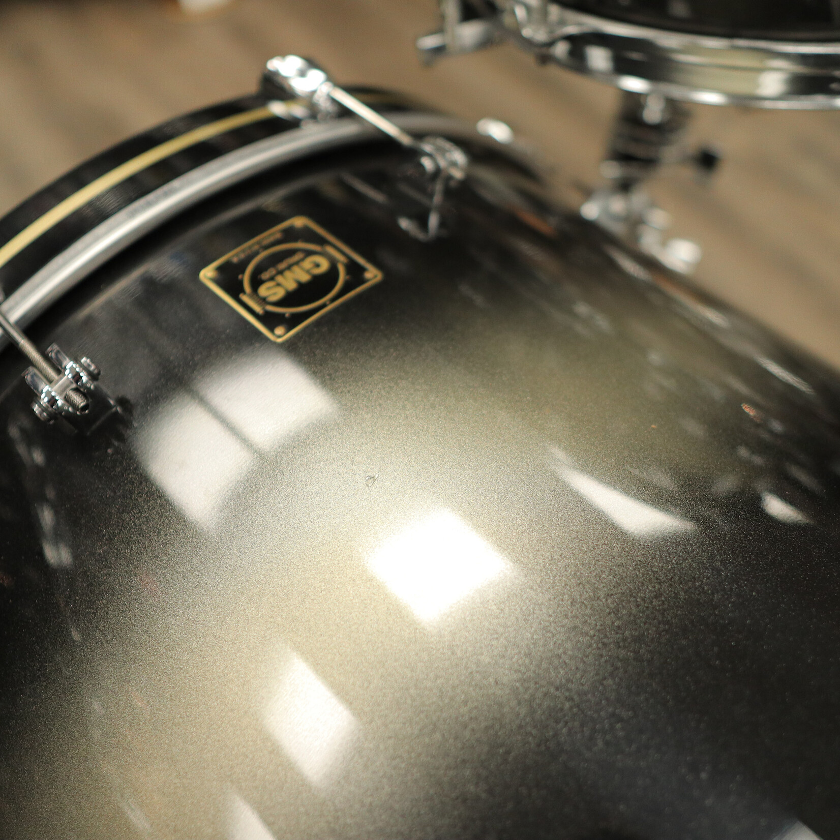 GMS Pre-Owned GMS Super Vintage 3-Piece Shell Pack 12/16/22 (Black/Silver Duco)