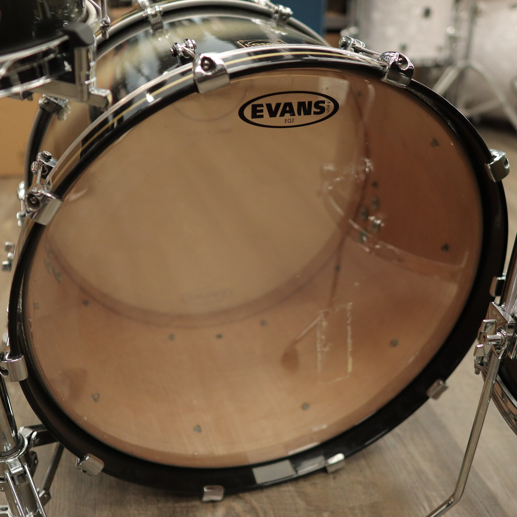 GMS Pre-Owned GMS Super Vintage 3-Piece Shell Pack 12/16/22 (Black/Silver Duco)