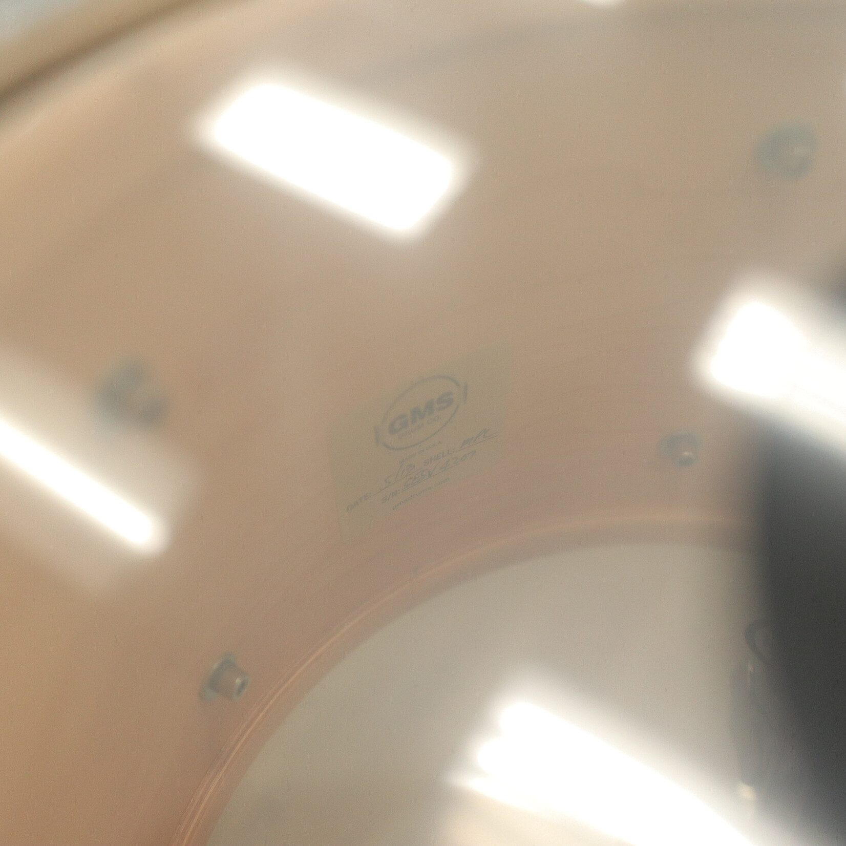 GMS Pre-Owned GMS Super Vintage 3-Piece Shell Pack 12/16/22 (Black/Silver Duco)