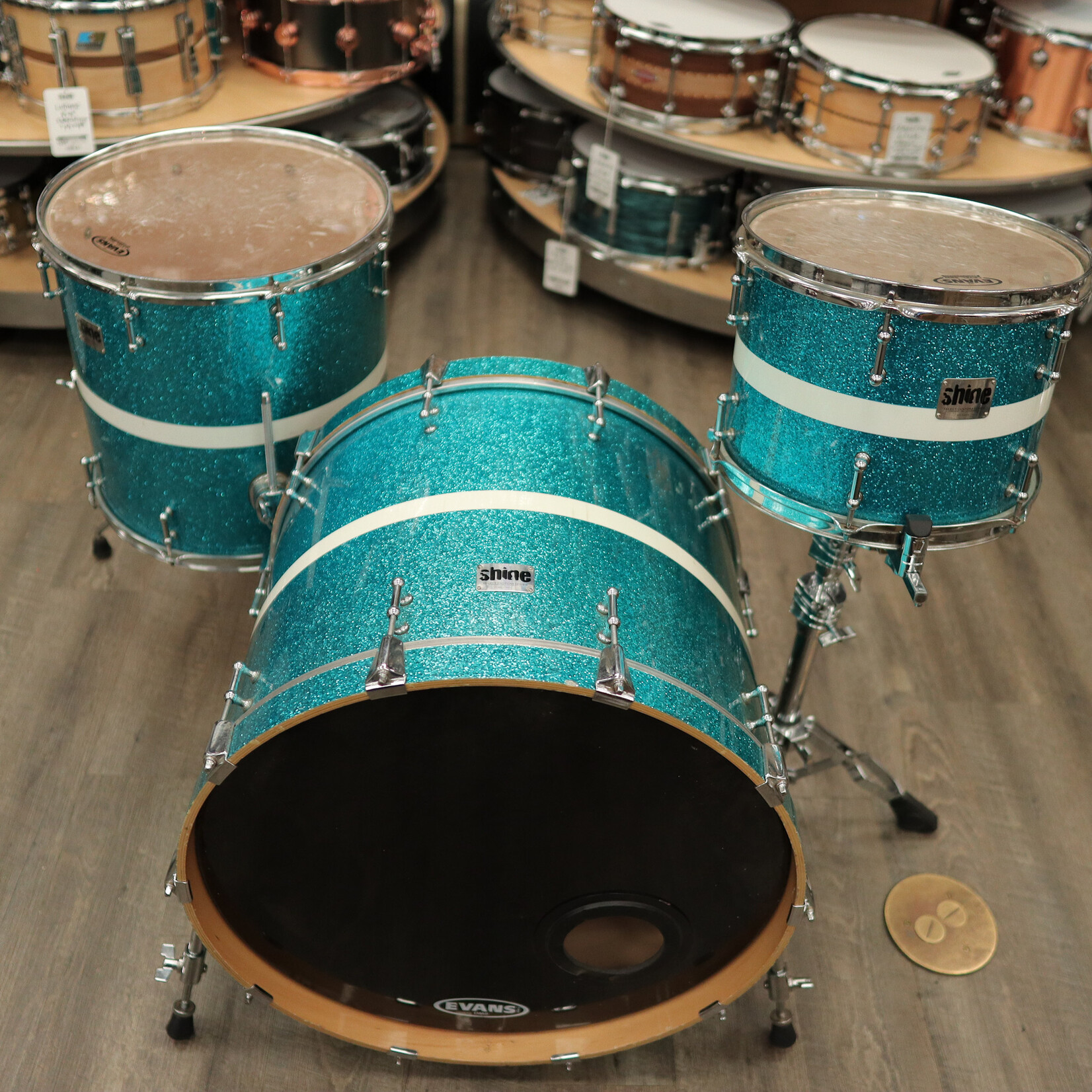 Shine Pre-Owned Shine 3-Piece Maple Shell Pack 12/16/22