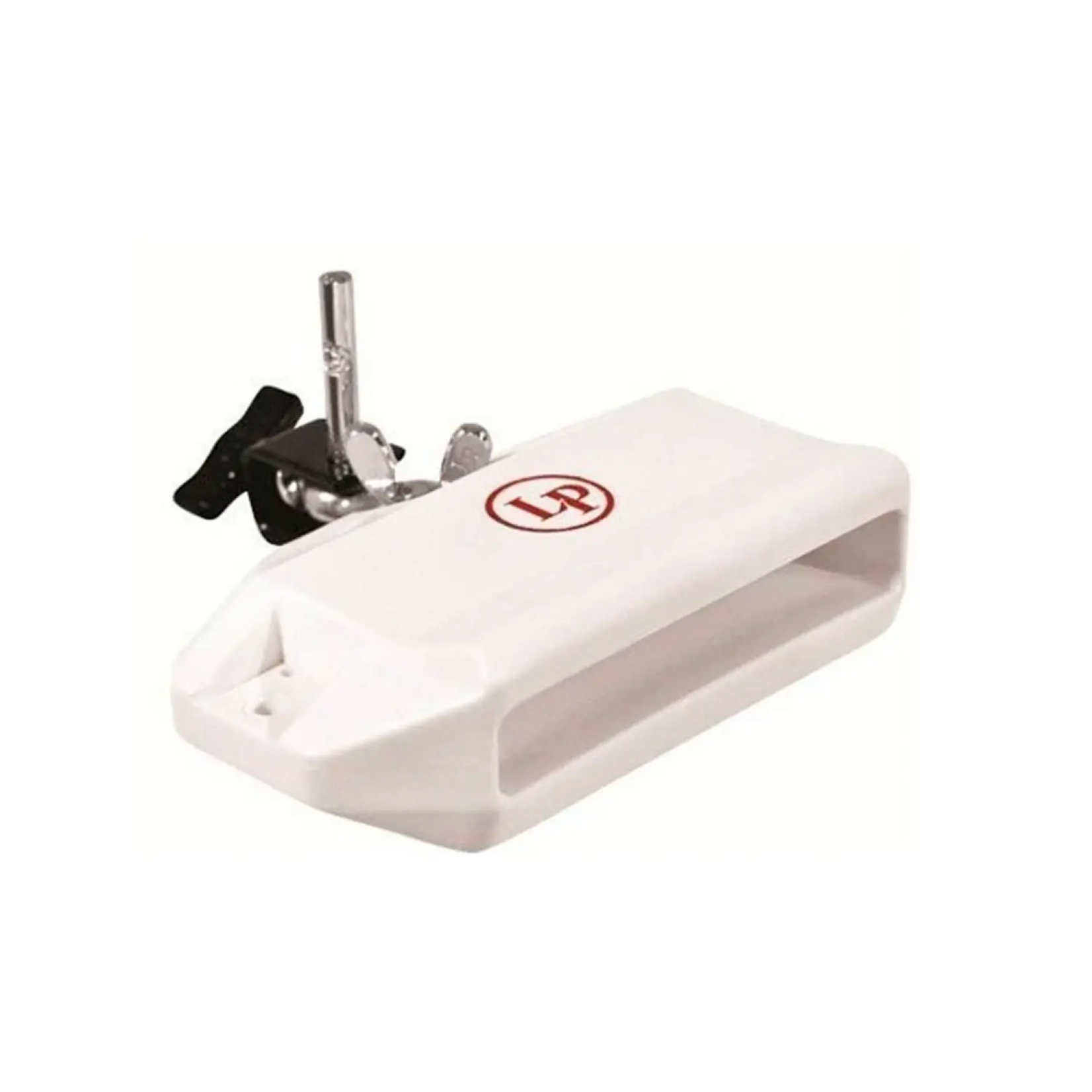 LP LP Jam Block with Bracket, Medium Pitch, White LP1207-WH